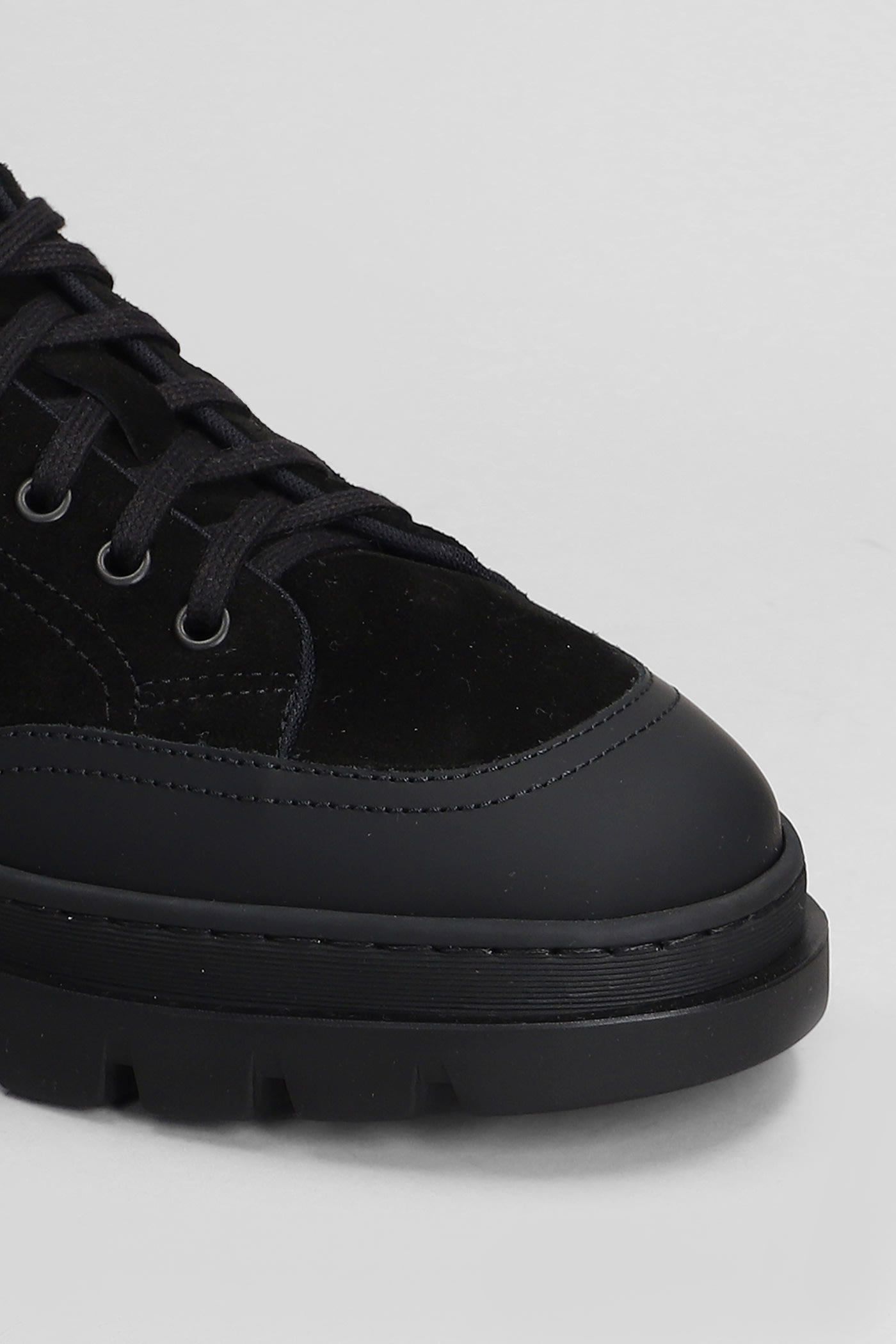 Shop Henderson Baracco Sneakers In Black Suede