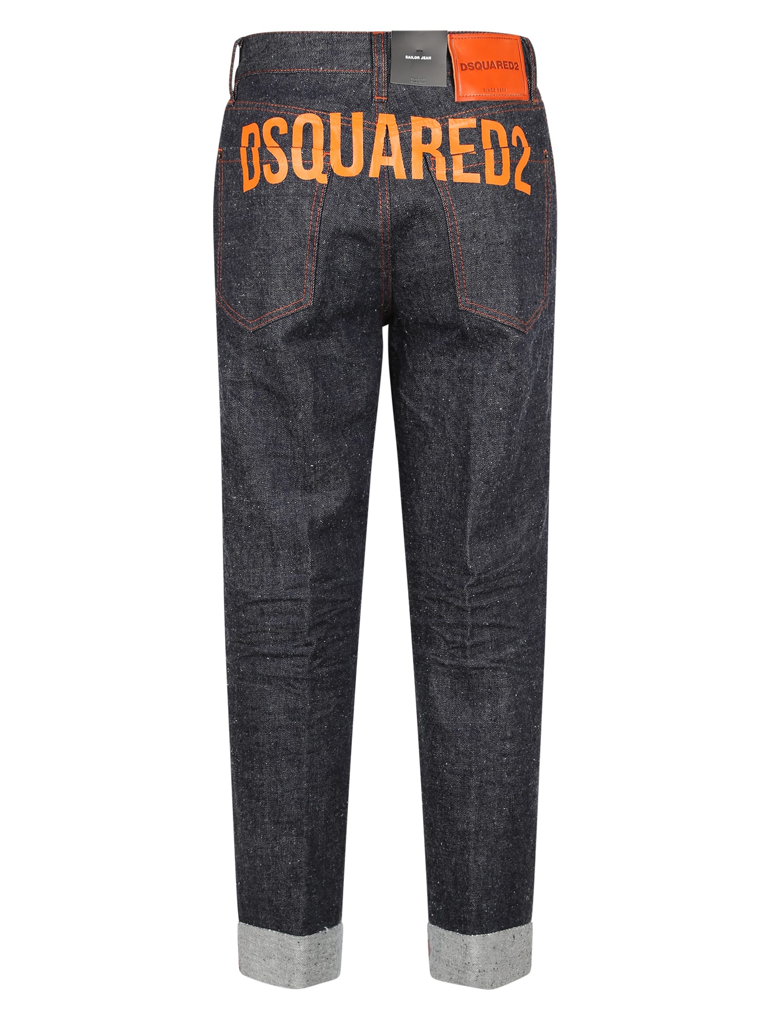 Dsquared2 Cropped Denim Jeans In Blue