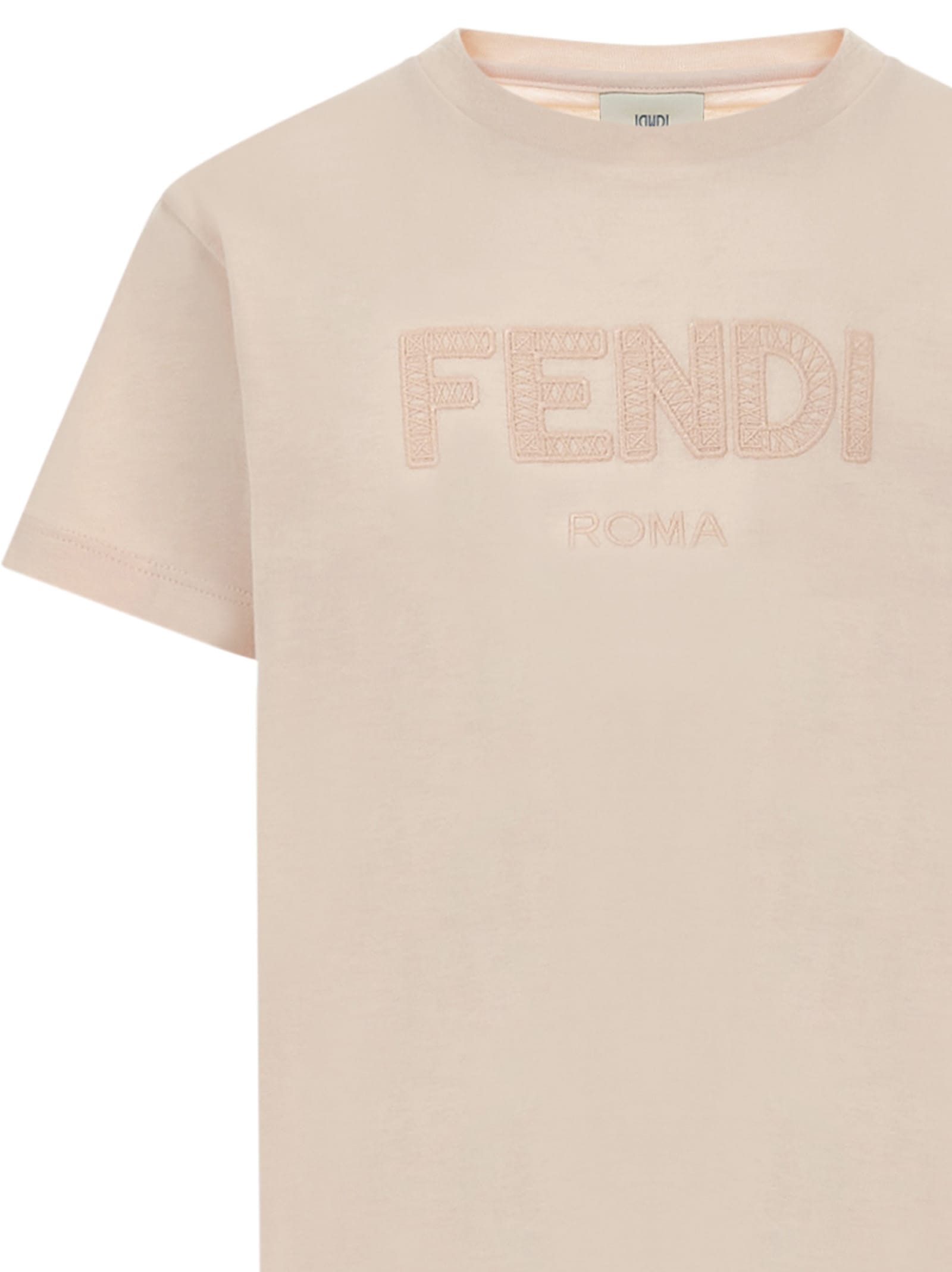 Shop Fendi T-shirt In Pink