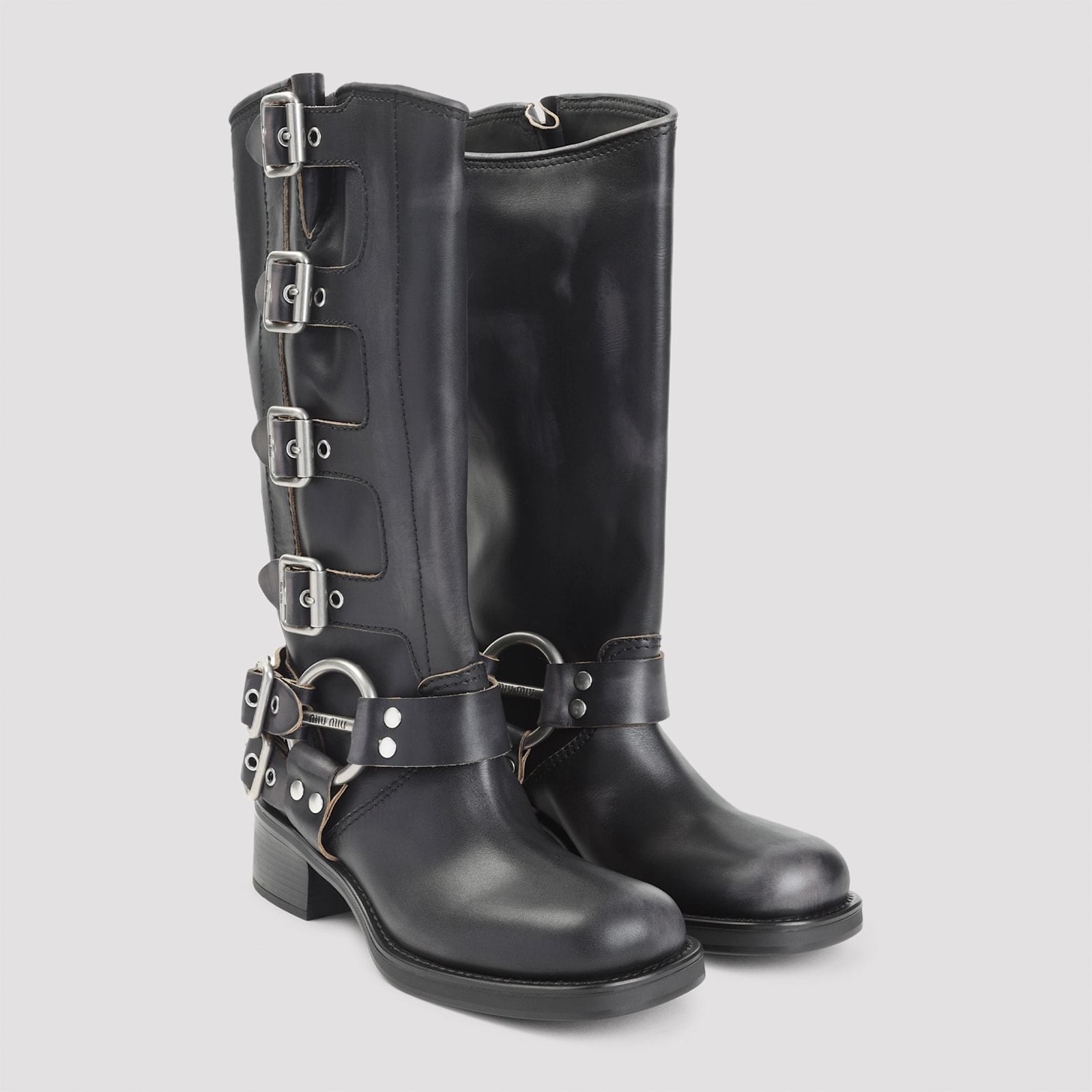 Miu Miu Boots Women In Gray