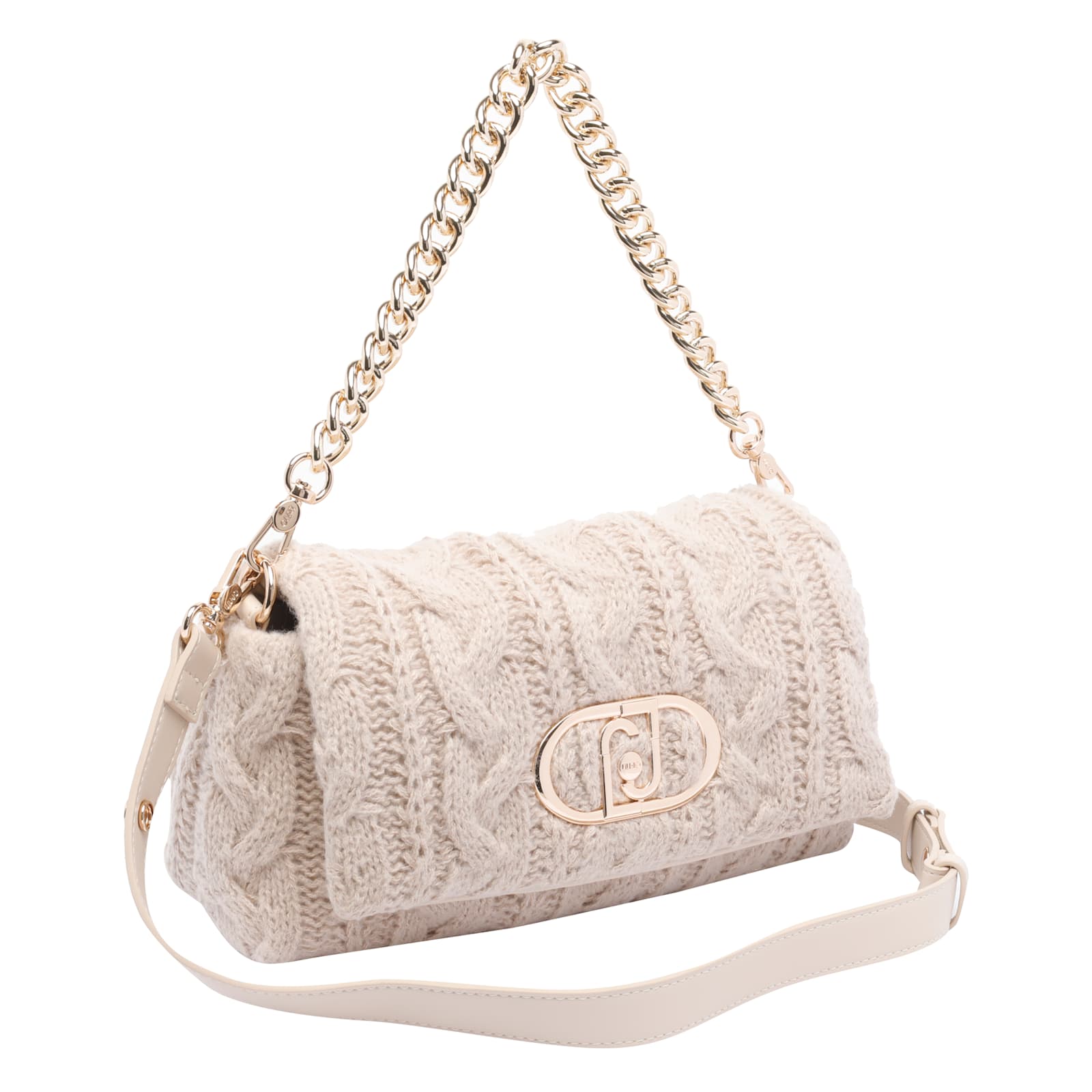 Liu •jo Versatile Crossbody Bag Removable Straps In White