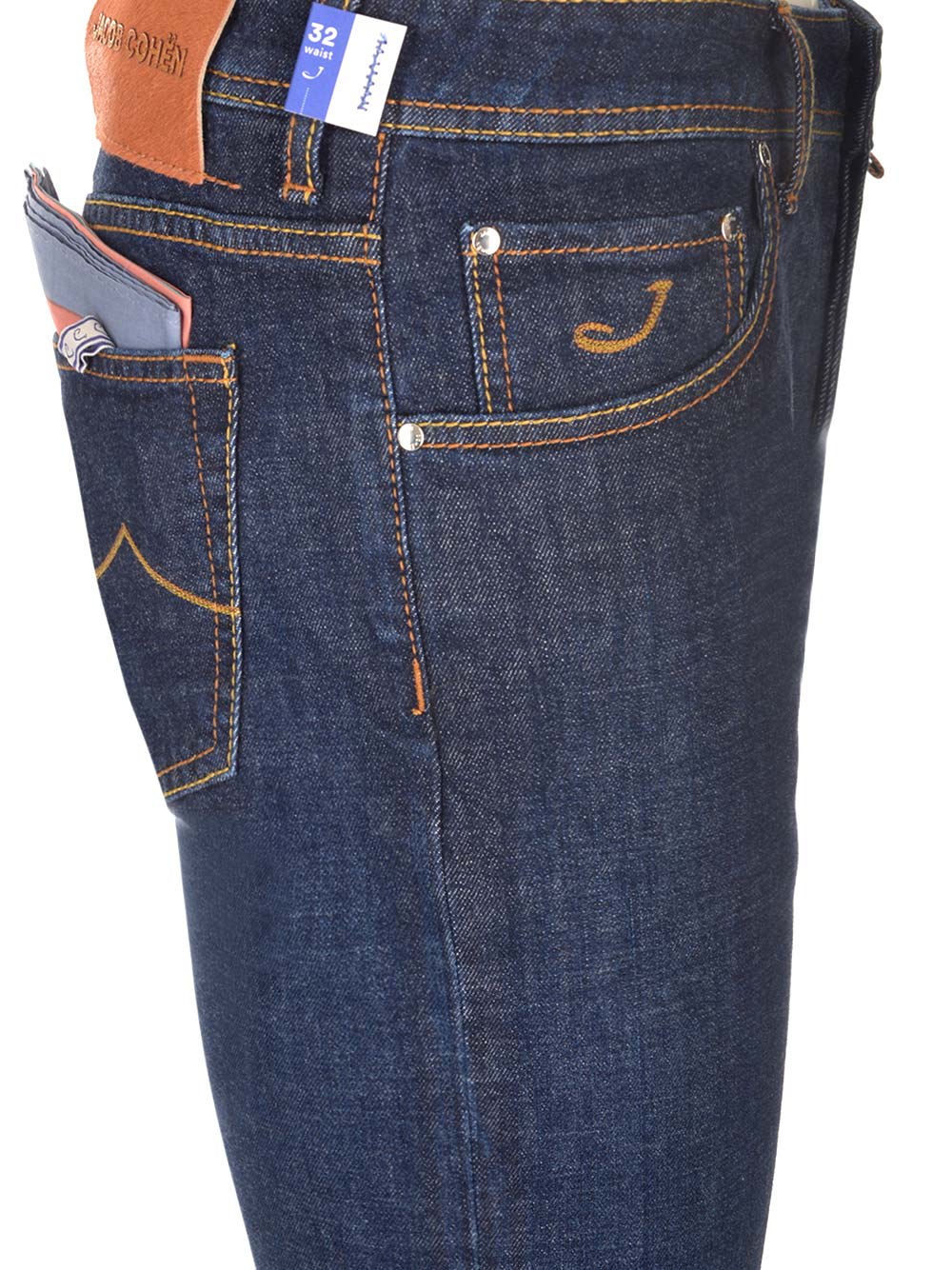 Shop Jacob Cohen Dark Blue Nick Jeans