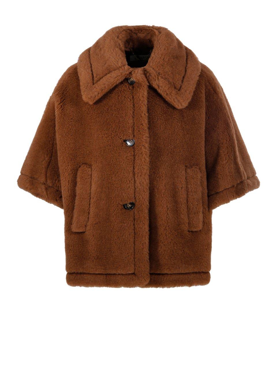 Collared Short-sleeved Coat