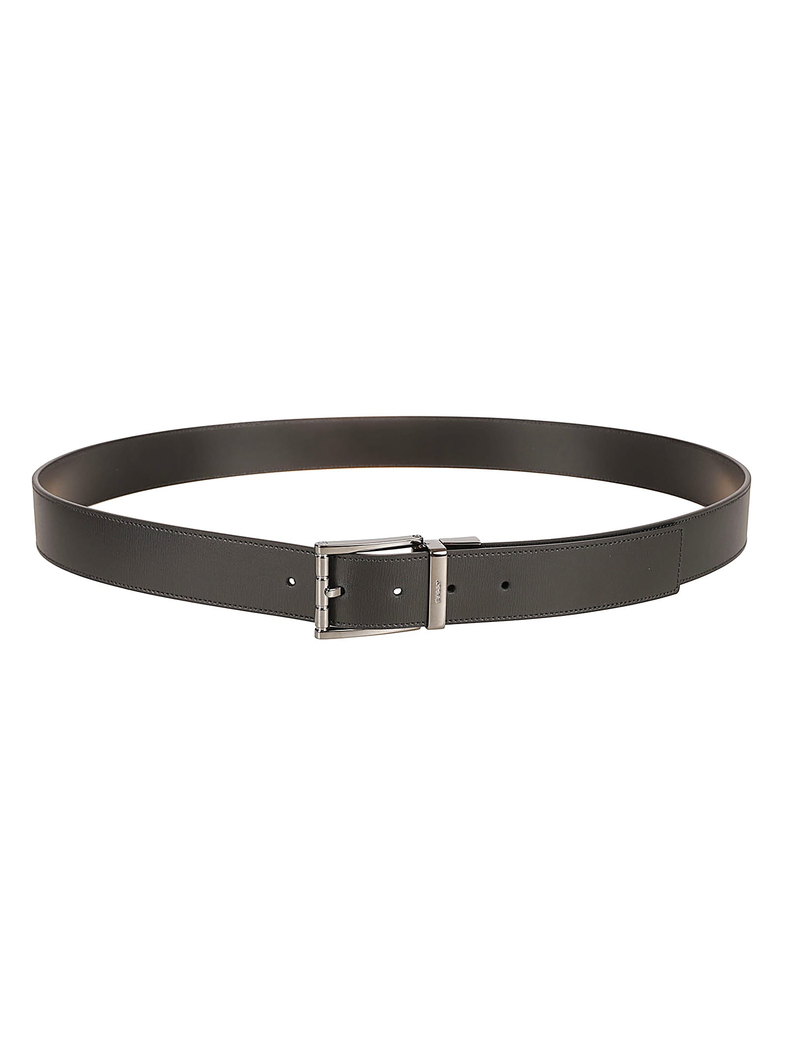 Shop Bally Classic Rectangle Belt In Black