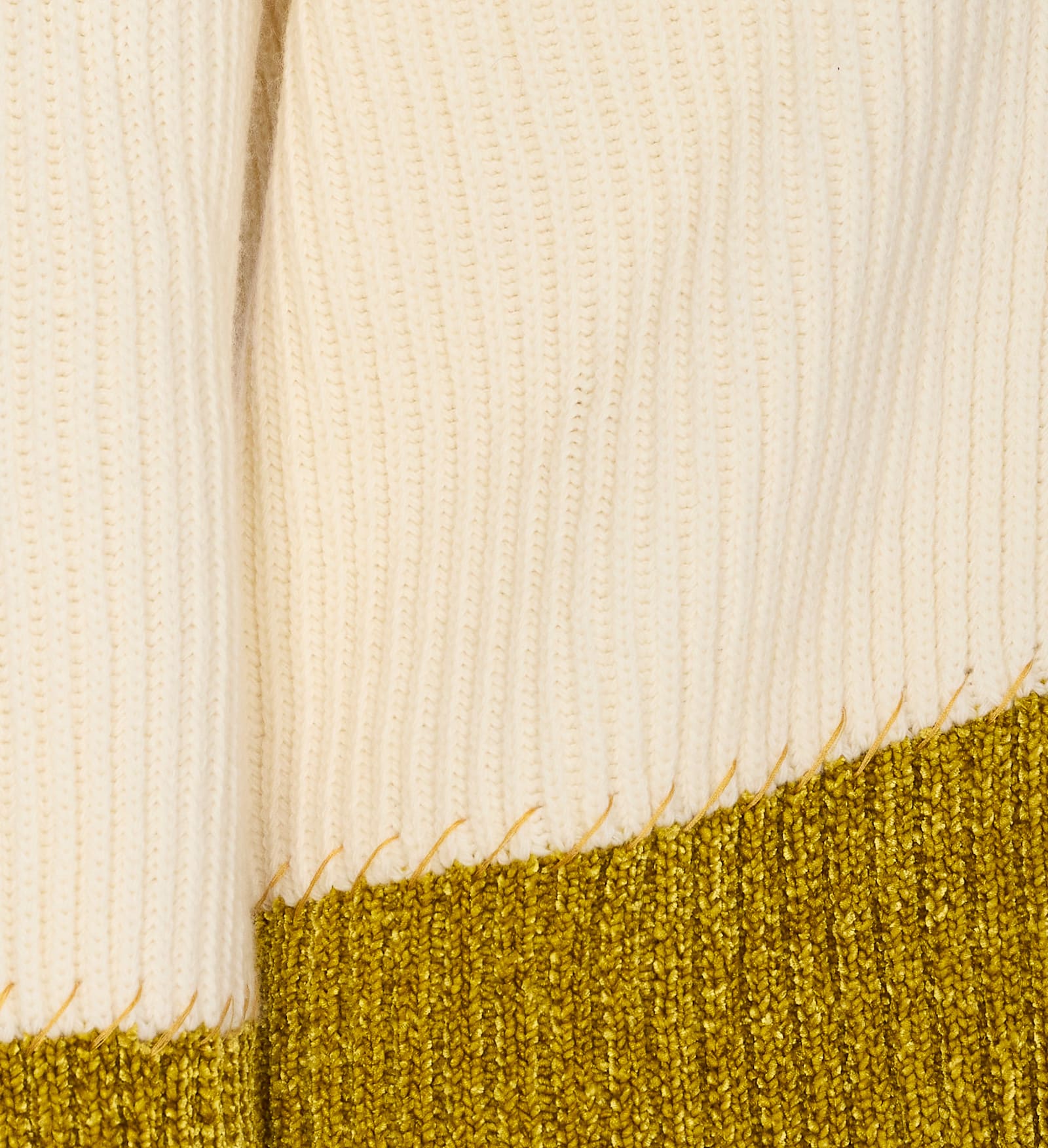 Marni Long-sleeved Cardigan In White