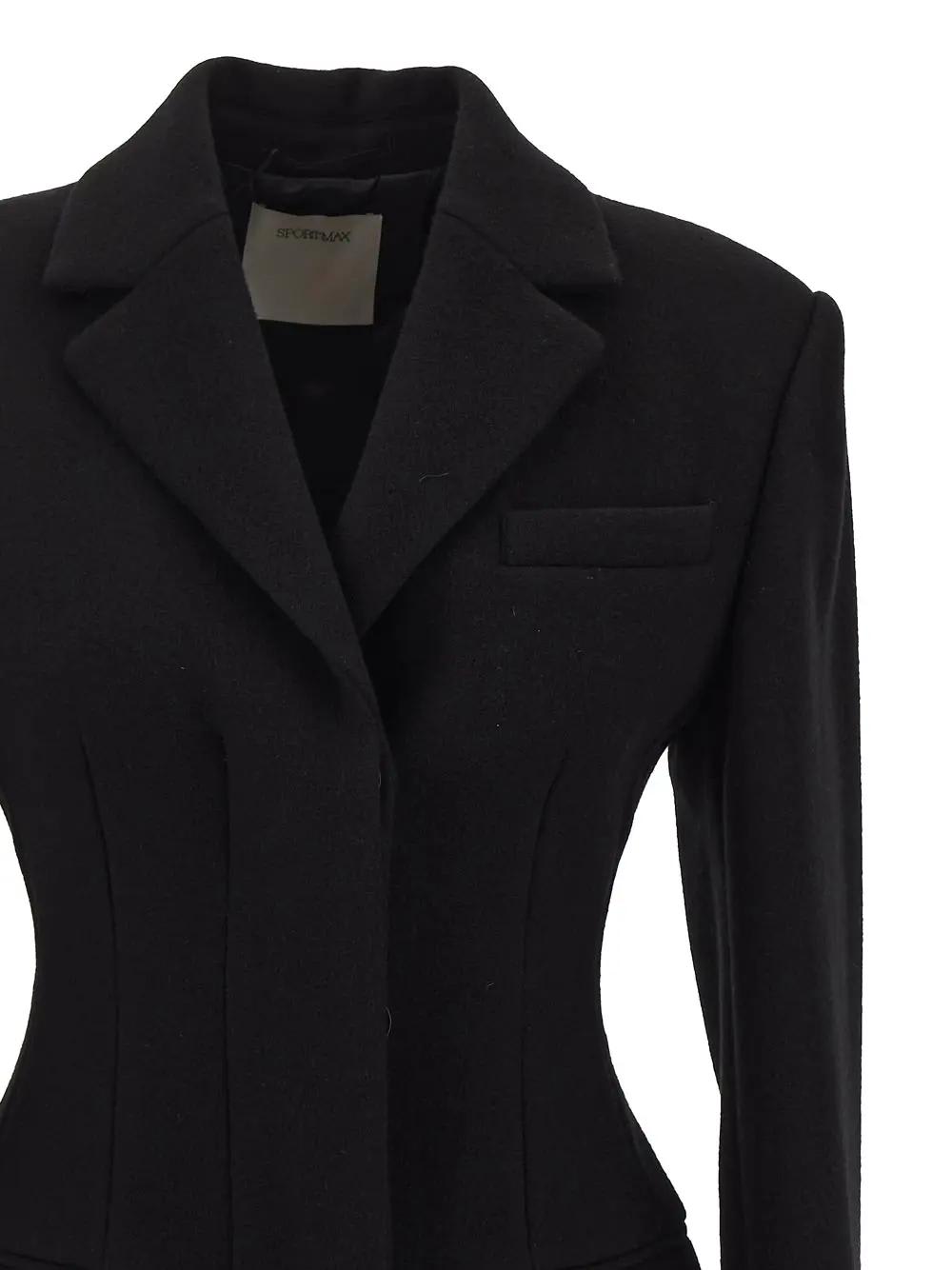 Shop Sportmax Arabia Coat In Black