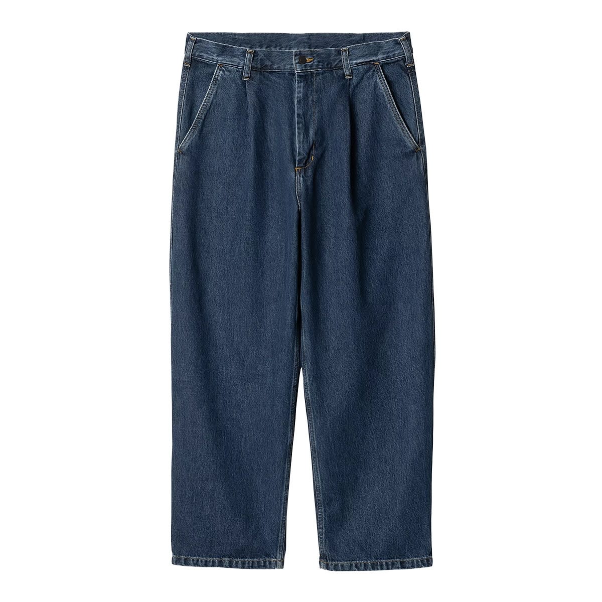 Carhartt Wip Aaron Pant Blu In Blue