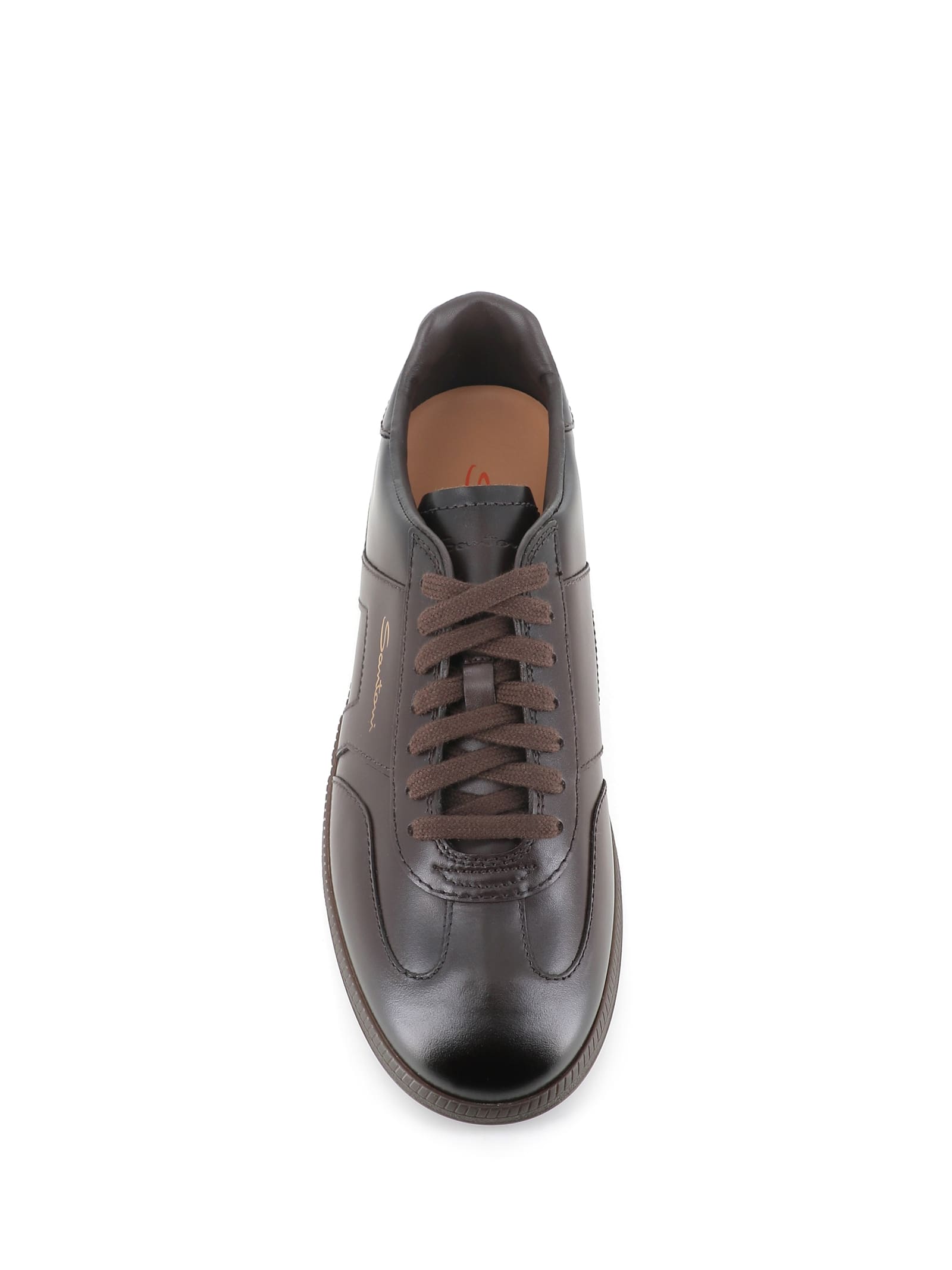 Santoni Sneaker Dbs Oly In Brown