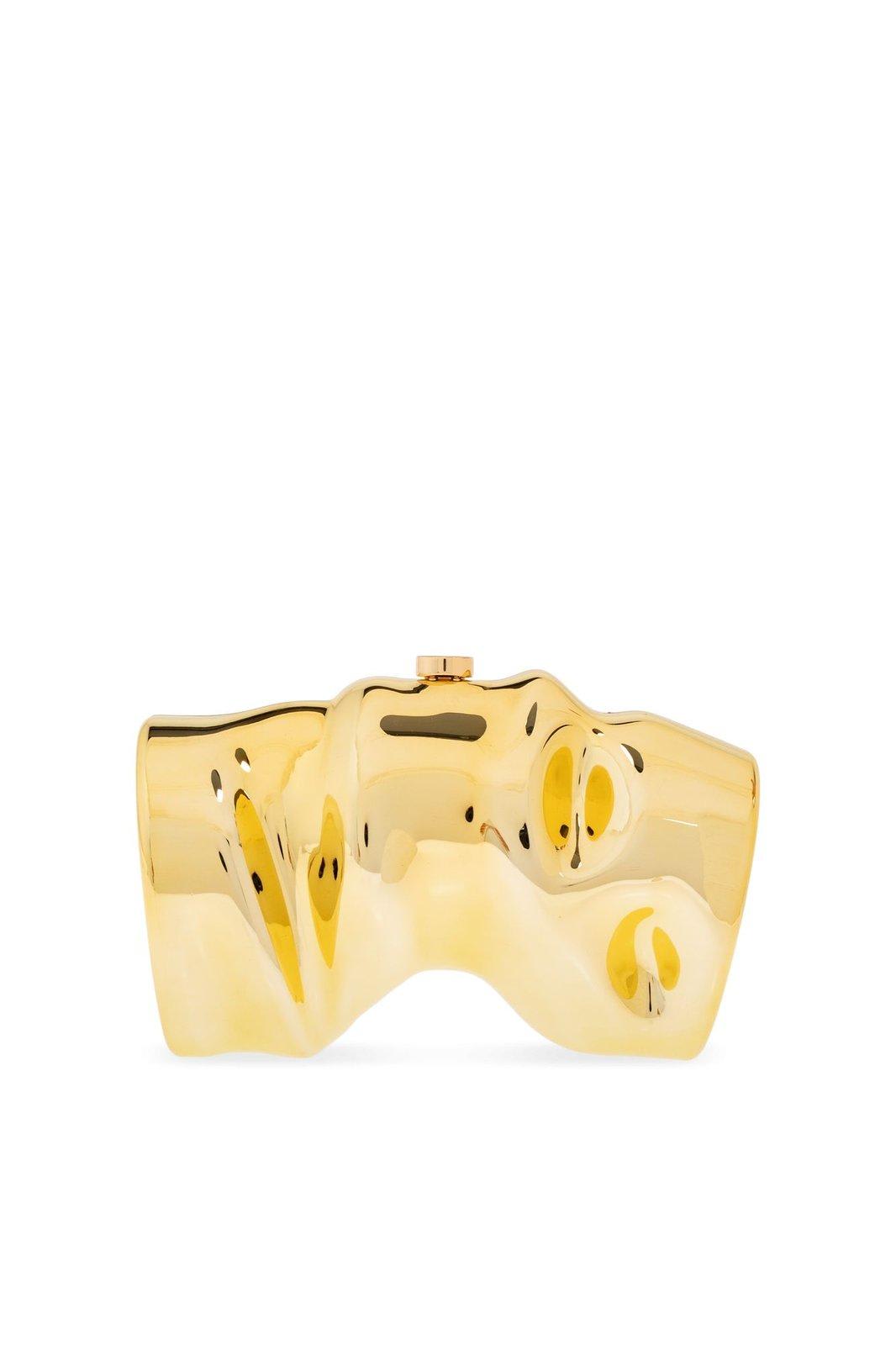 Shop Cult Gaia Polished Sculpted Bag In Gold