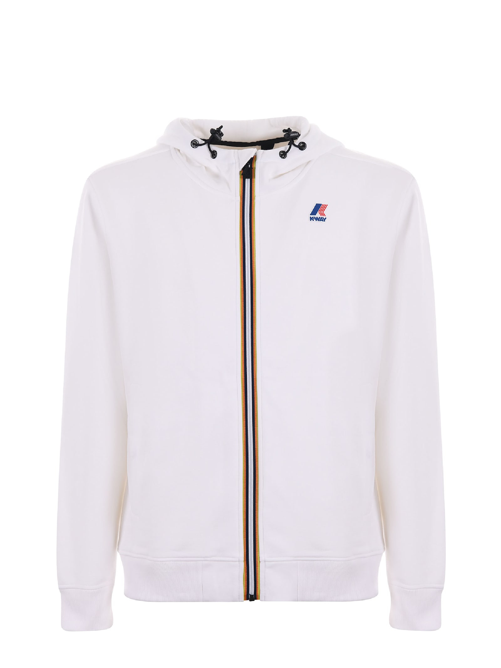 Shop K-way Sweatshirt In White