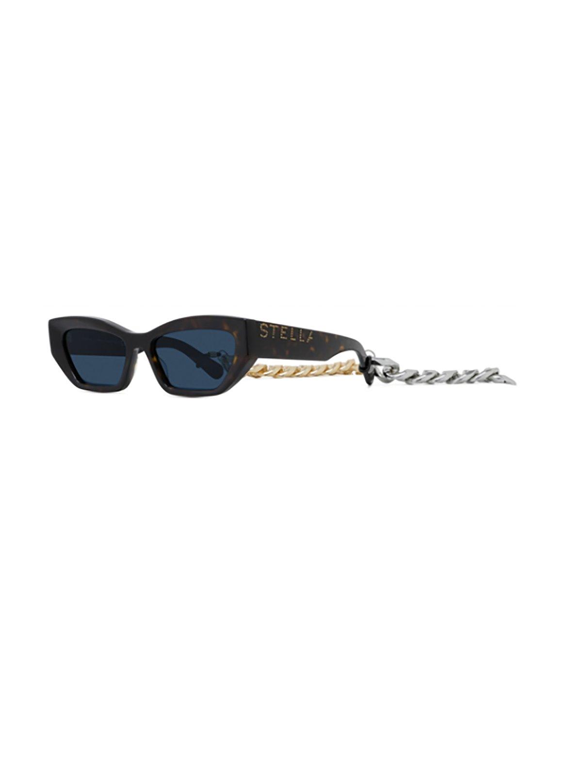 Shop Stella Mccartney Cat-eye Frame Sunglasses In 52v