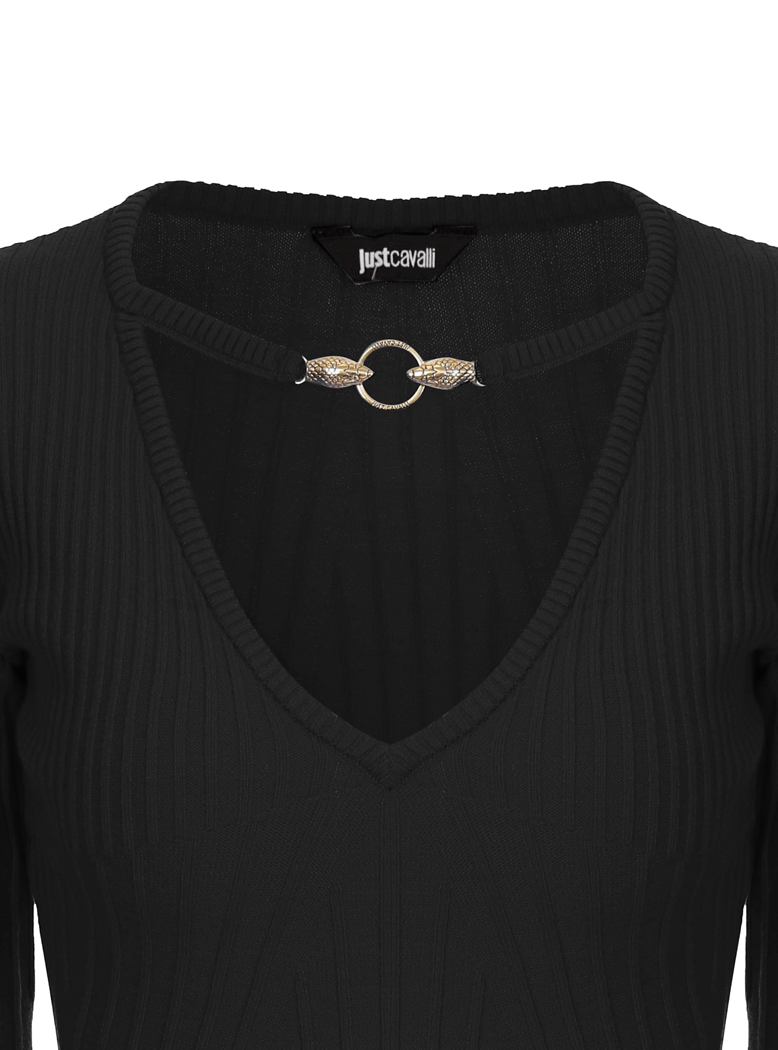 Just Cavalli Sweater In Black