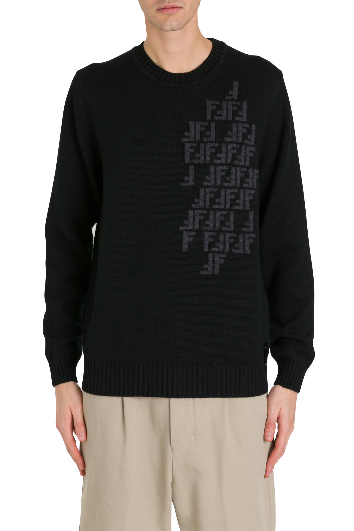 FENDI FF INTARSIA jumper,11213236