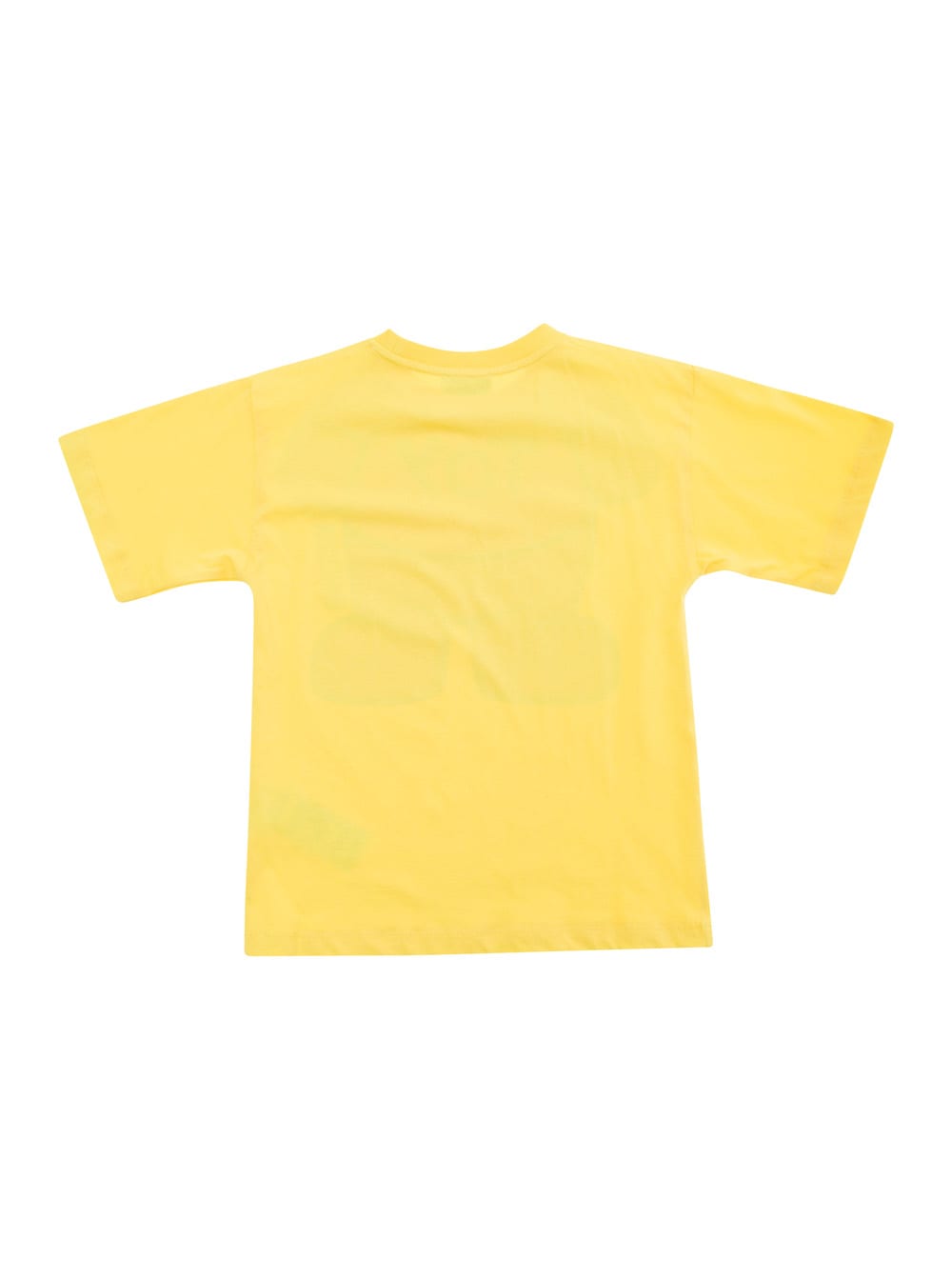 Shop Moschino Yellow T-shirt With Teddy Bear Print In Cotton Boy