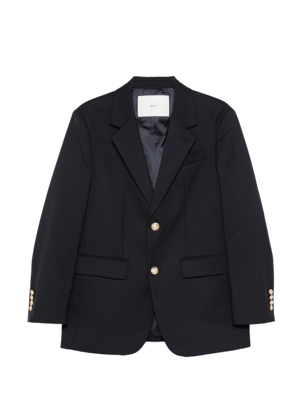 Dunst Wool Blend Single-breasted Blazer In Blue