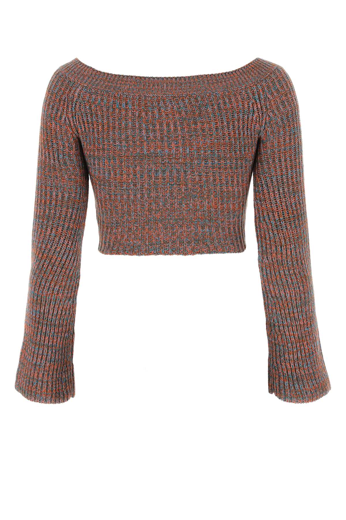 Shop Chloé Multicolor Cashmere Blend Sweater In 4za