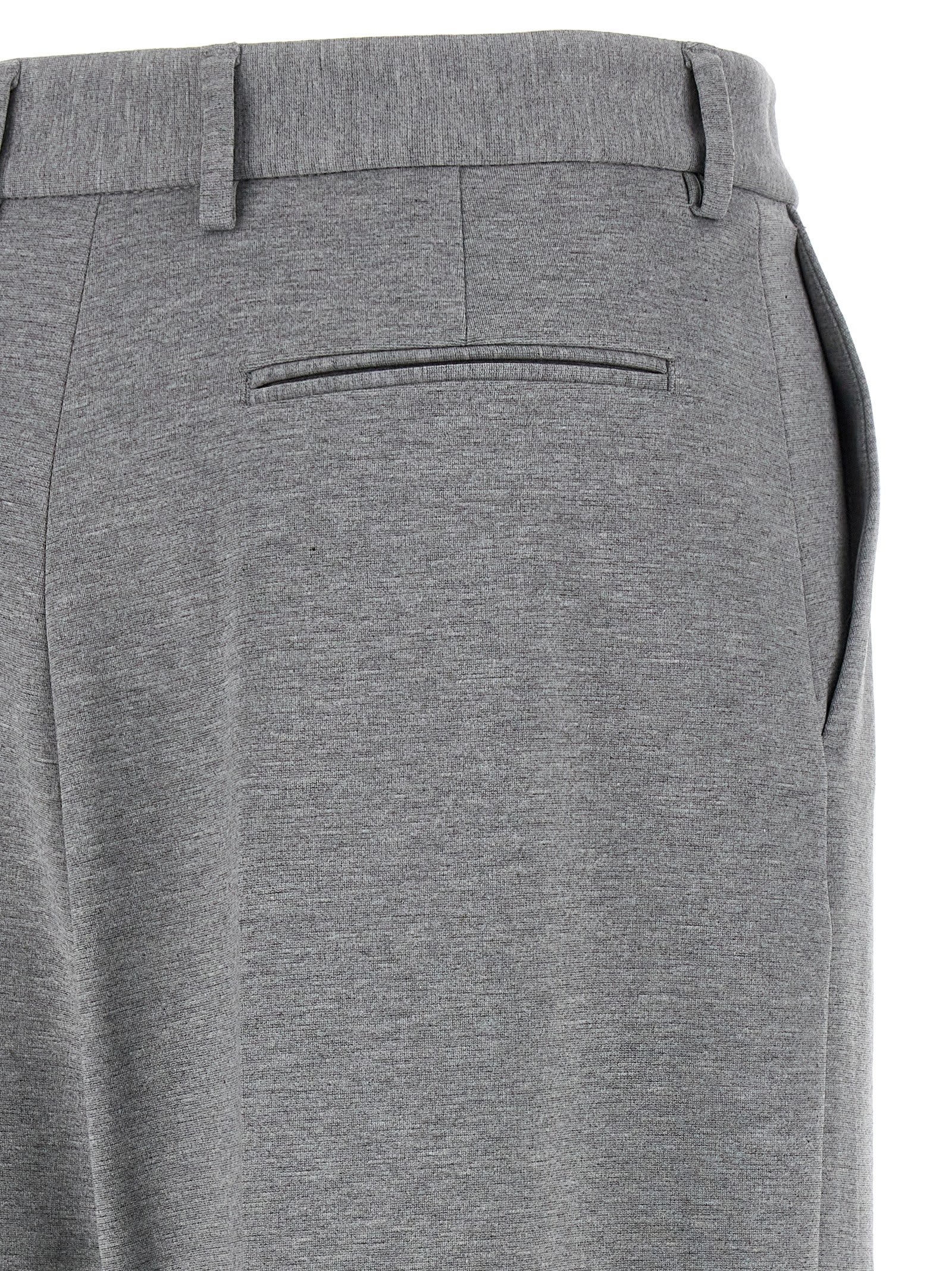 Shop Giuseppe Di Morabito Jersey Pants In Grey