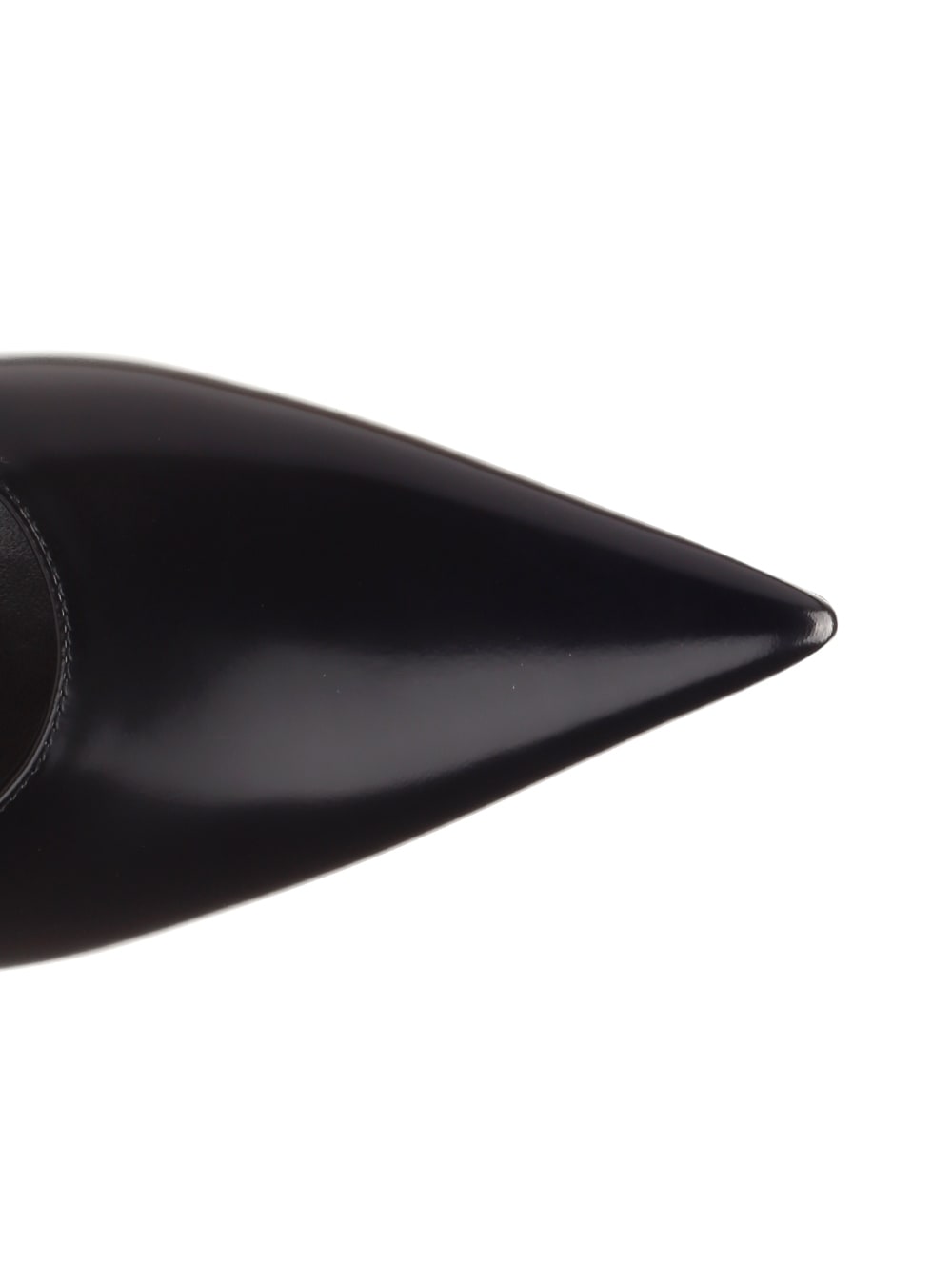 Givenchy Show Kitten-heel Slingback Leather Pumps In Black