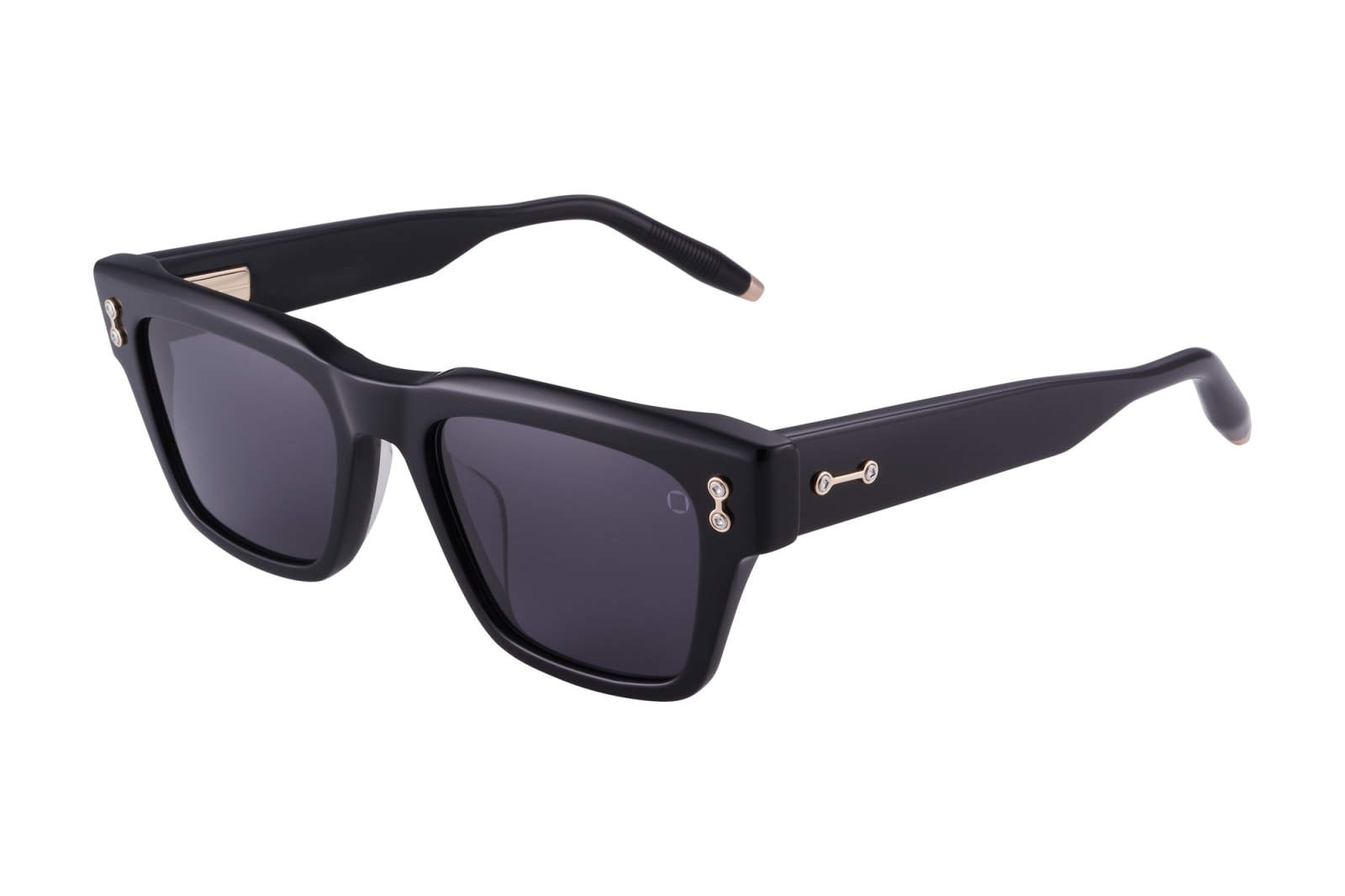 Shop Akoni Columba - Black & Dark Grey - 54 Sunglasses In #valore!