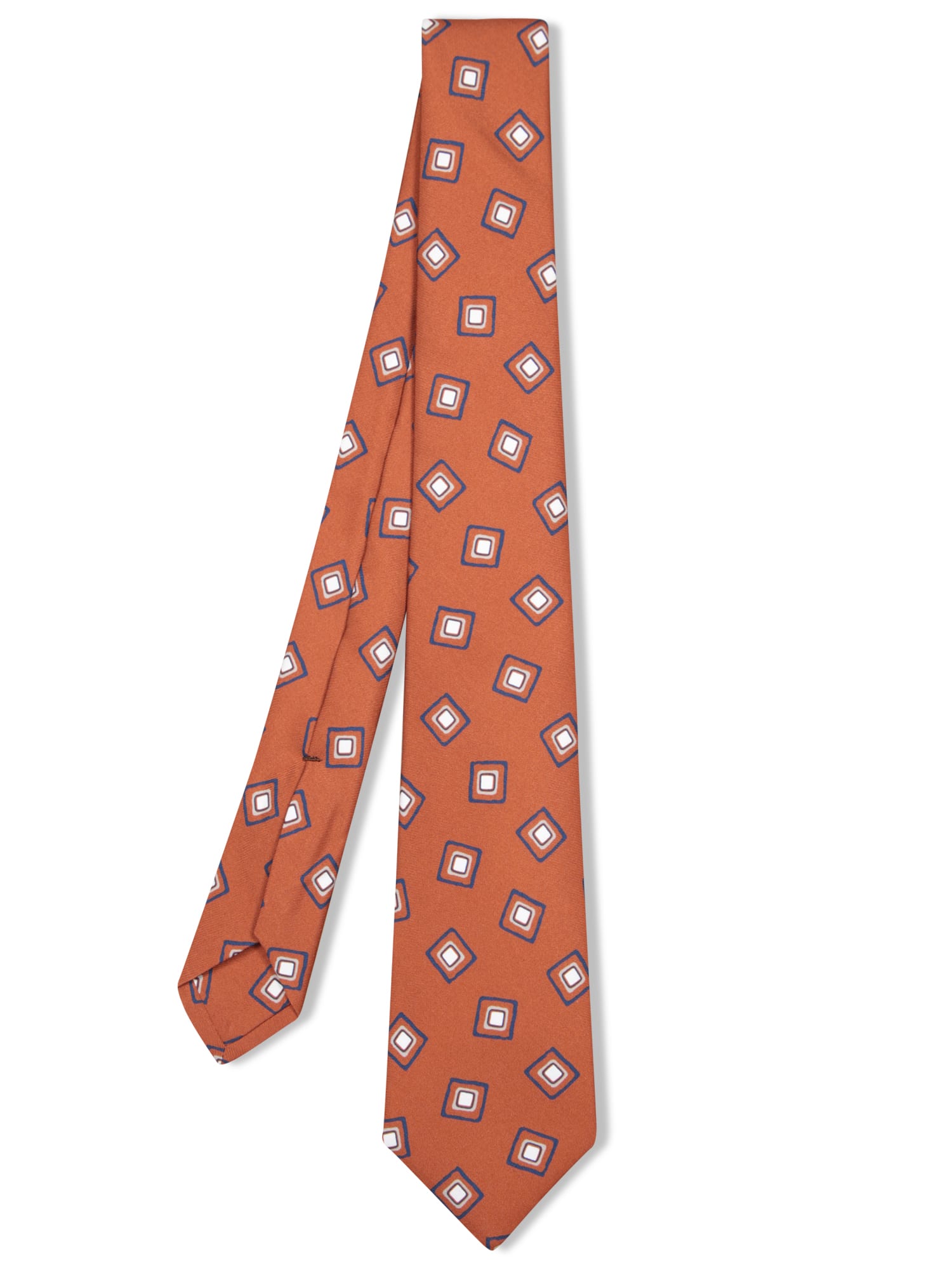 Maxi Blue/burnt Orange Tie