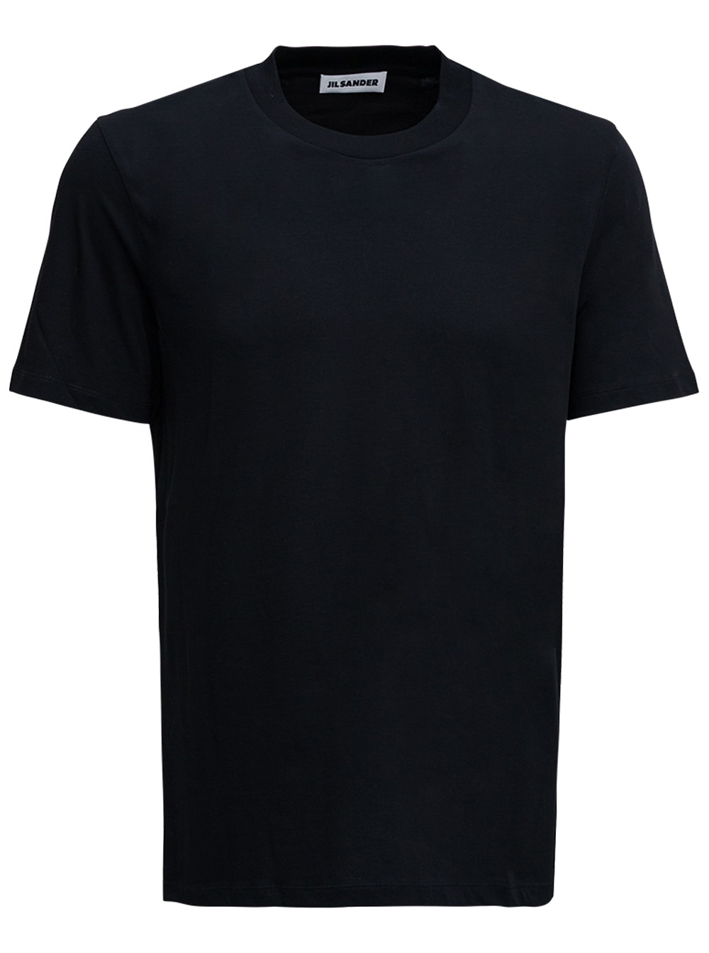 Jil Sander Black Cotton Crew Neck T-shirt