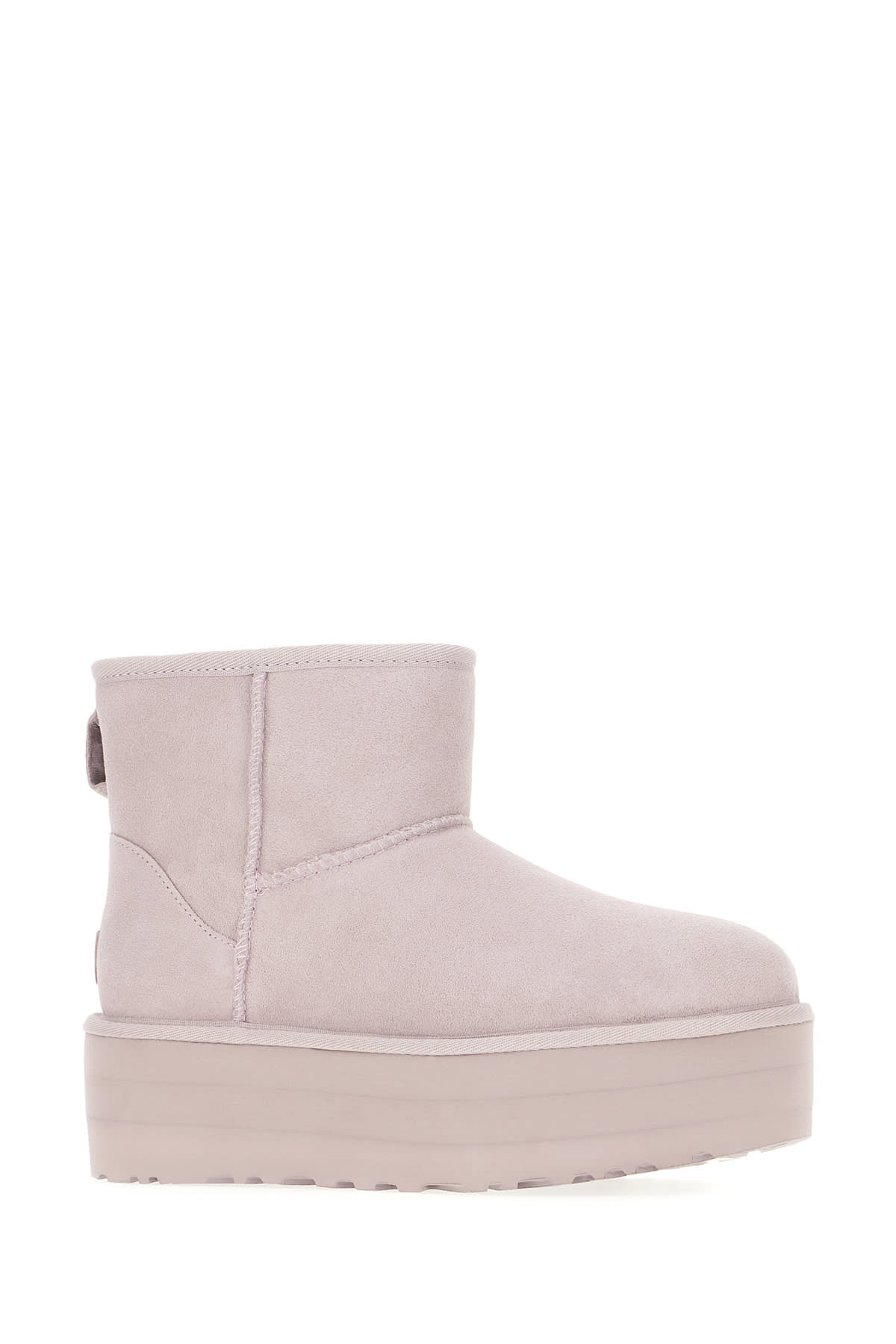 UGG LILAC SUEDE CLASSIC MINI ANKLE BOOTS 