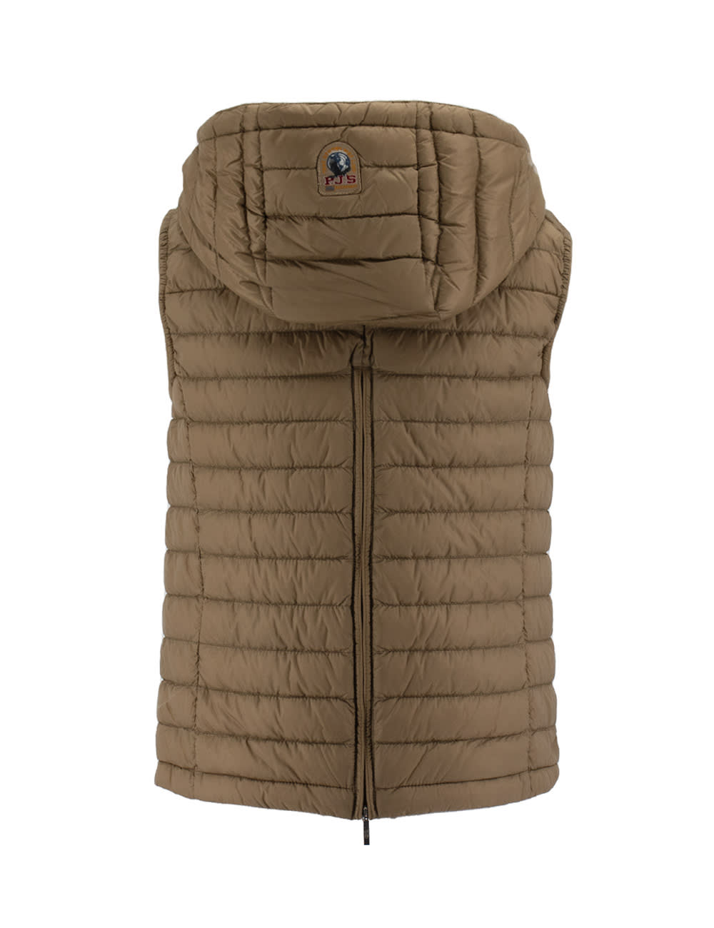 Shop Parajumpers Gilet In Cappuccino