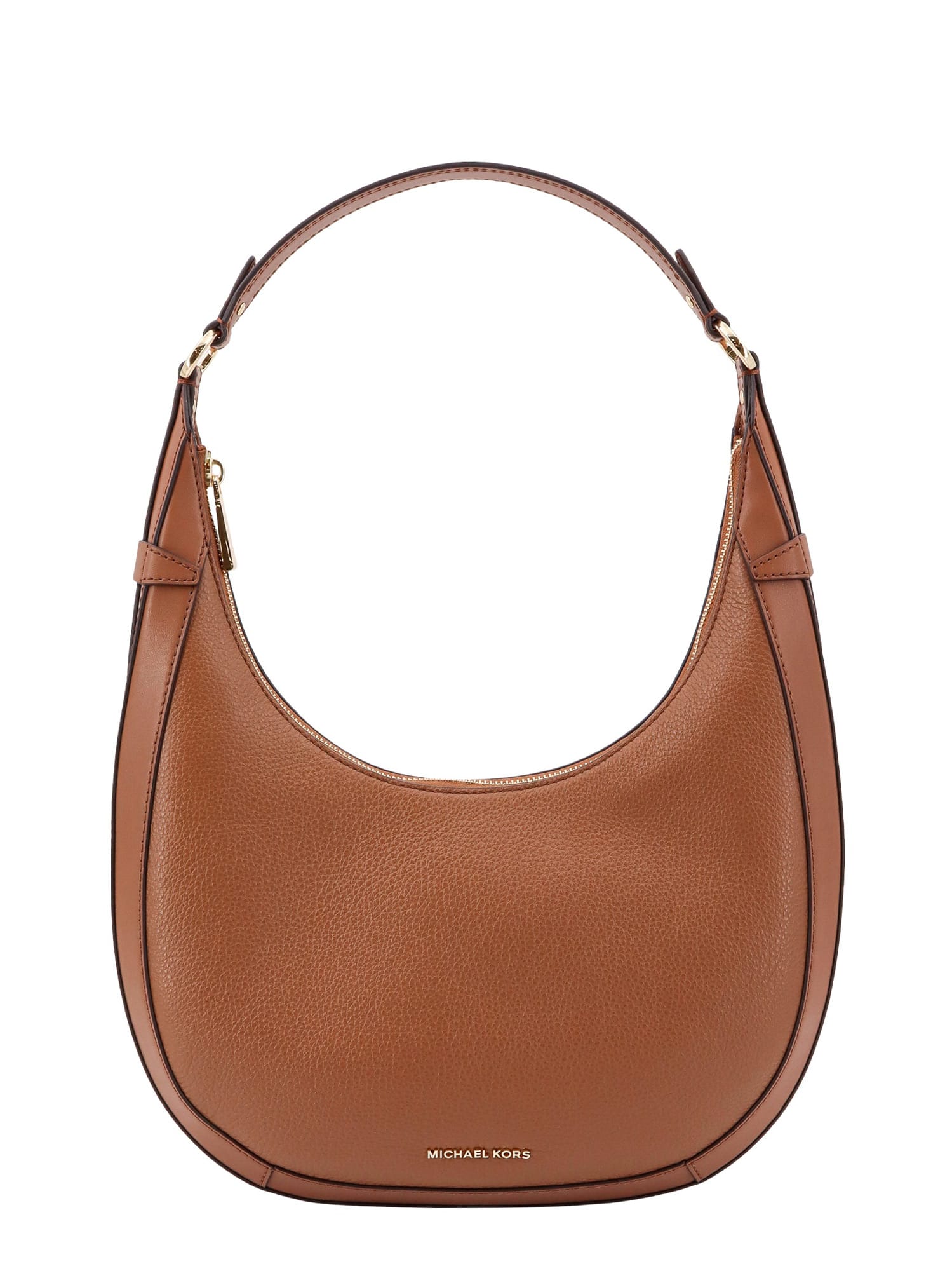 Shop Michael Michael Kors Preston Shoulder Bag In Brown