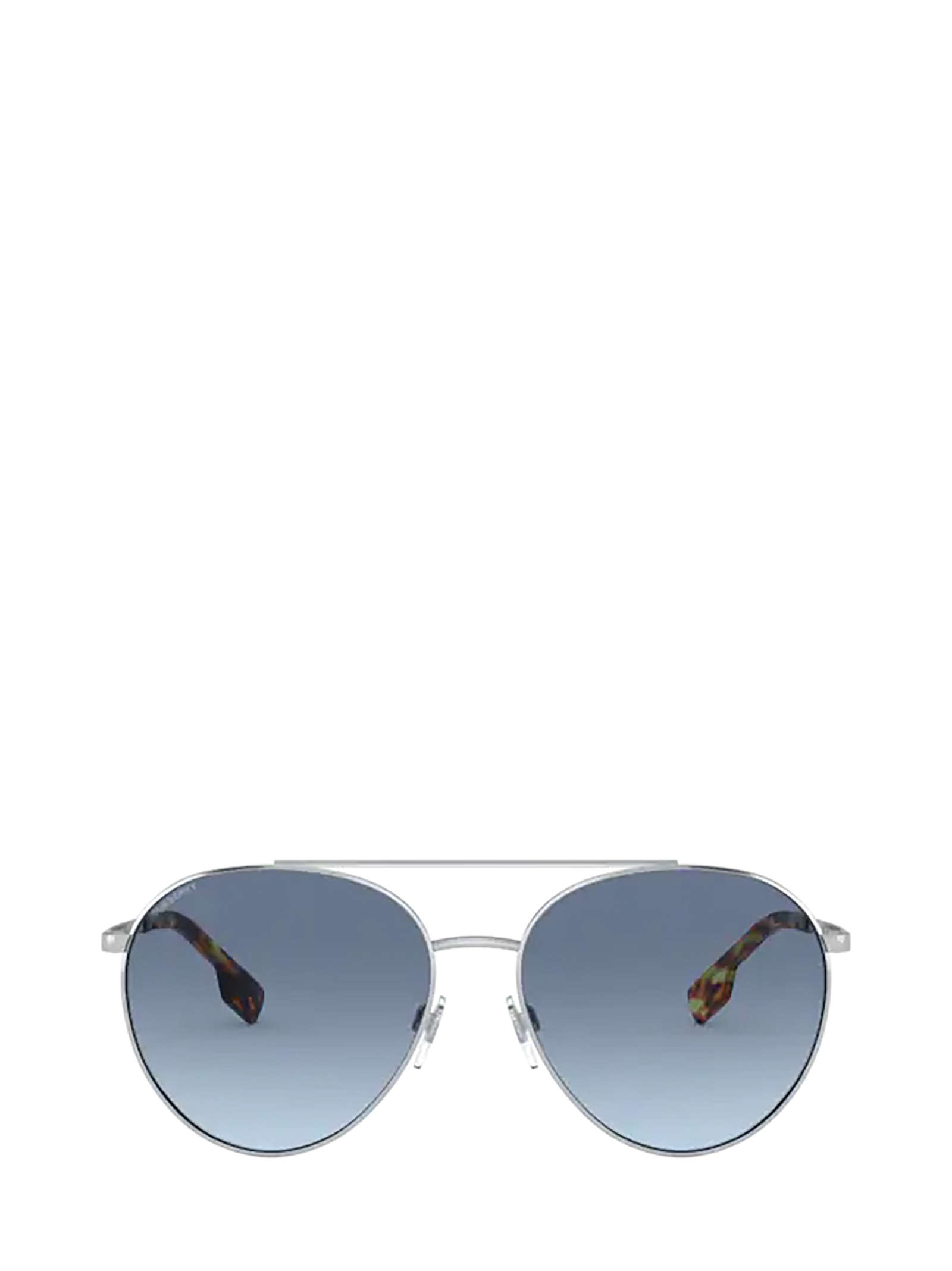 BURBERRY BE3115 SILVER SUNGLASSES,BE3115 100519