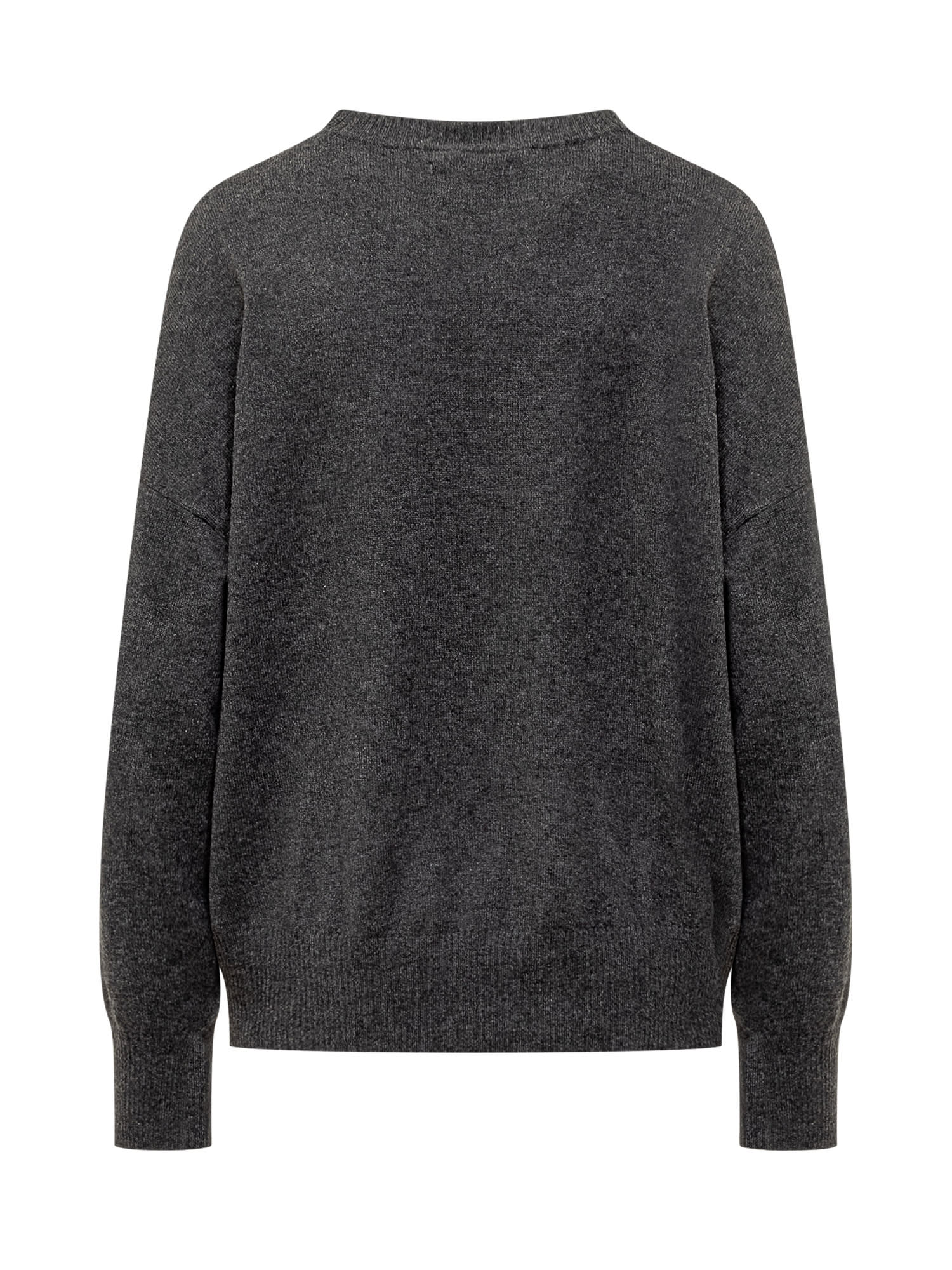 Shop Loulou Studio Cashmere Sweater In Anthracite Melange