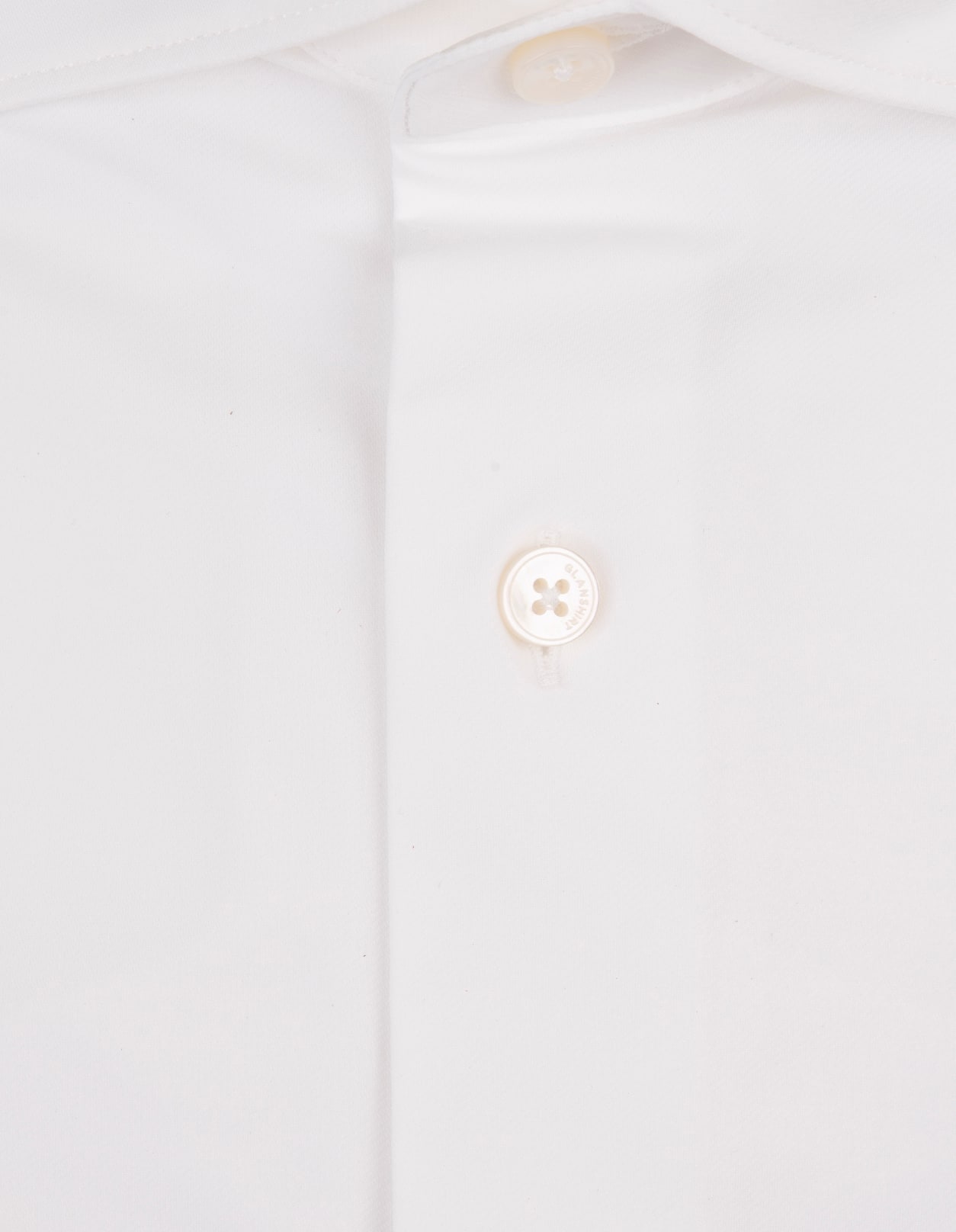 Glanshirt Slim Fit Shirt In White Technical Fabric