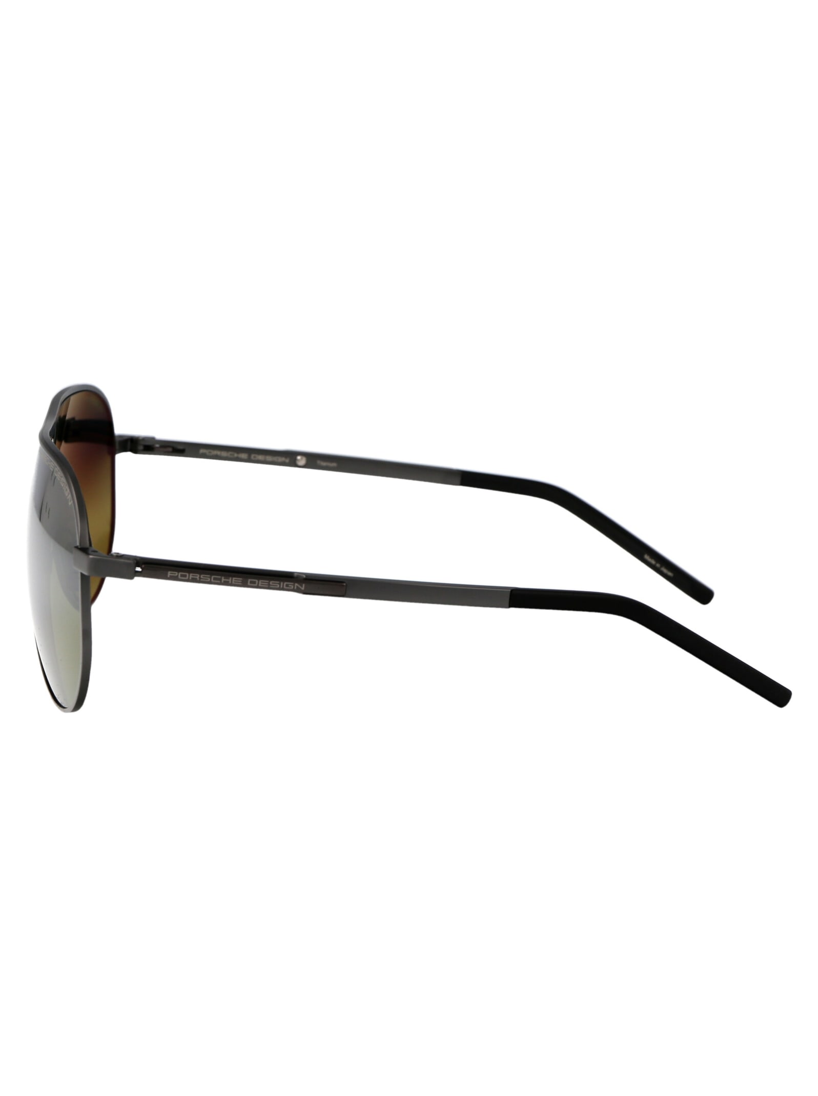 Shop Porsche Design P8942 Sunglasses In B417 Grey Black