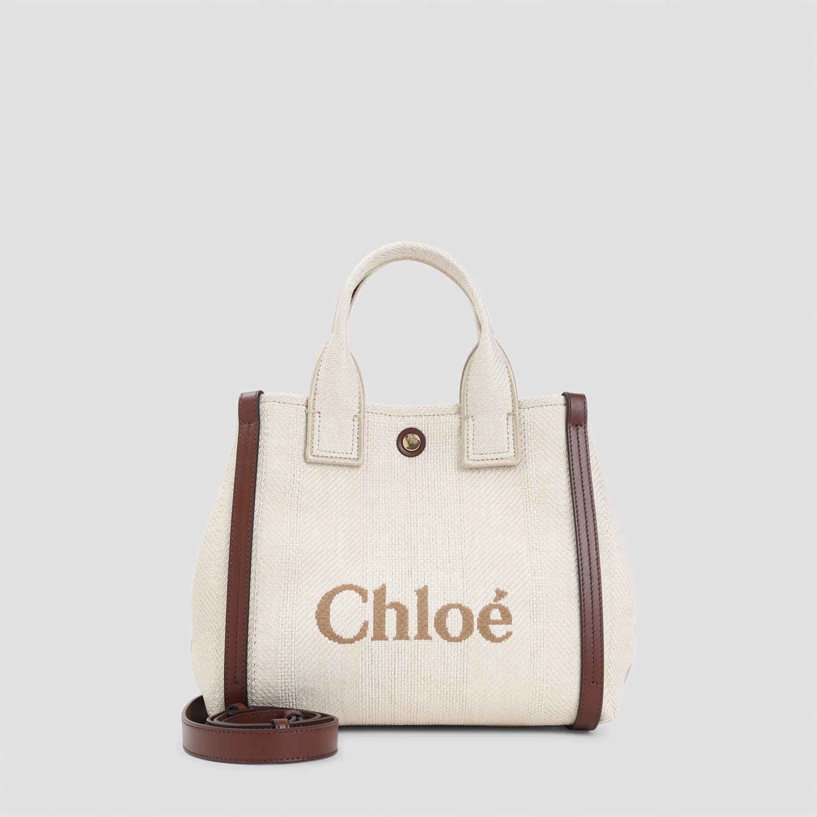Chloé Tote Bag With Contrast Trim And Handles