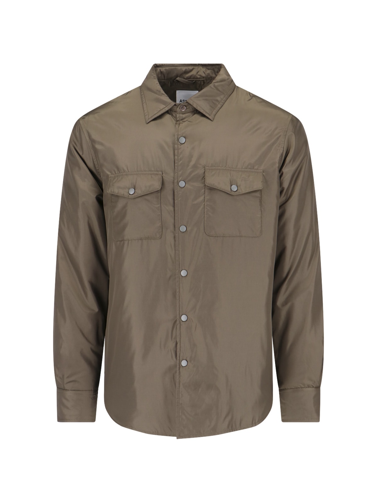 Aspesi 13 Plus Shirt Long Sleeves In Green