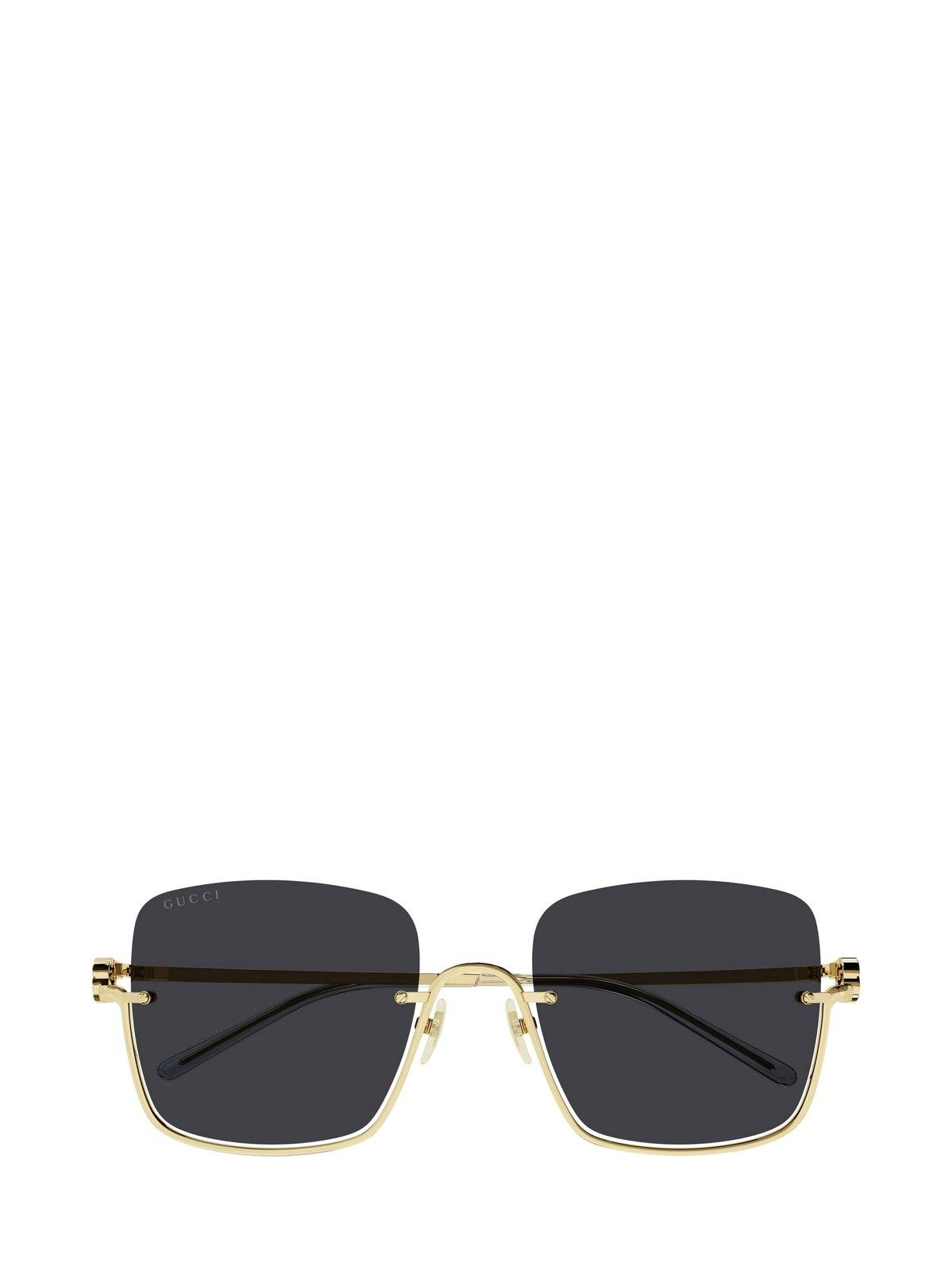 Gucci Square Frame Sunglasses Sunglasses In Blue