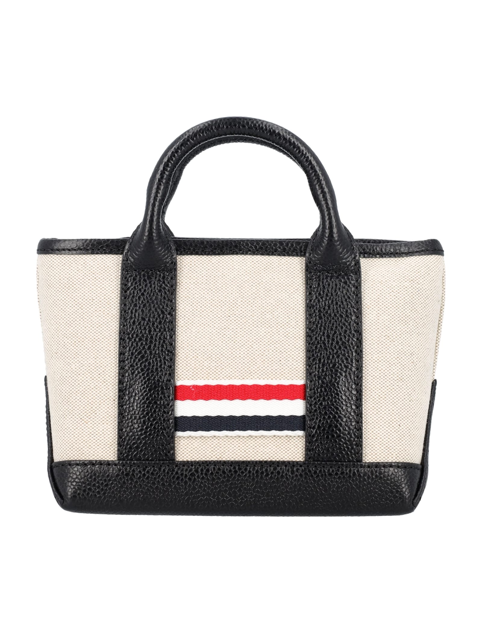 Shop Thom Browne Mini Tool Tote Bag In Black