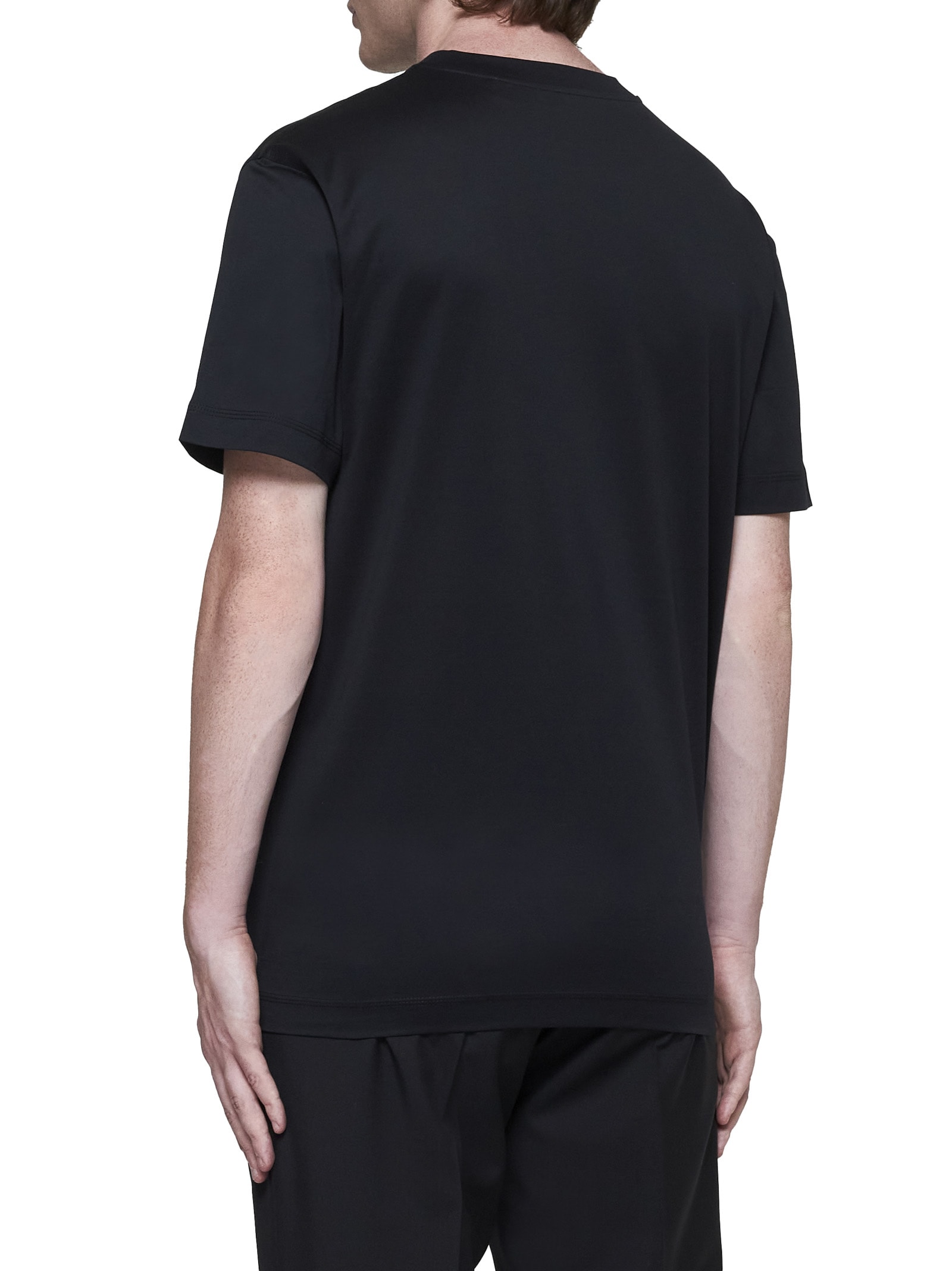 Shop Burberry T-shirt In Black