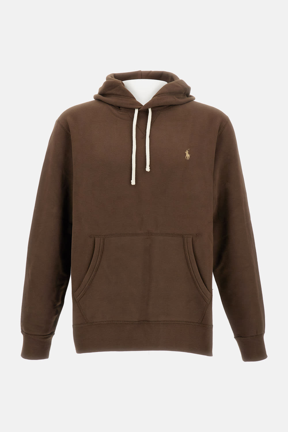 Polo Ralph Lauren Relaxed Fit Brown Sweatshirt With Embroidered Logo In Brown