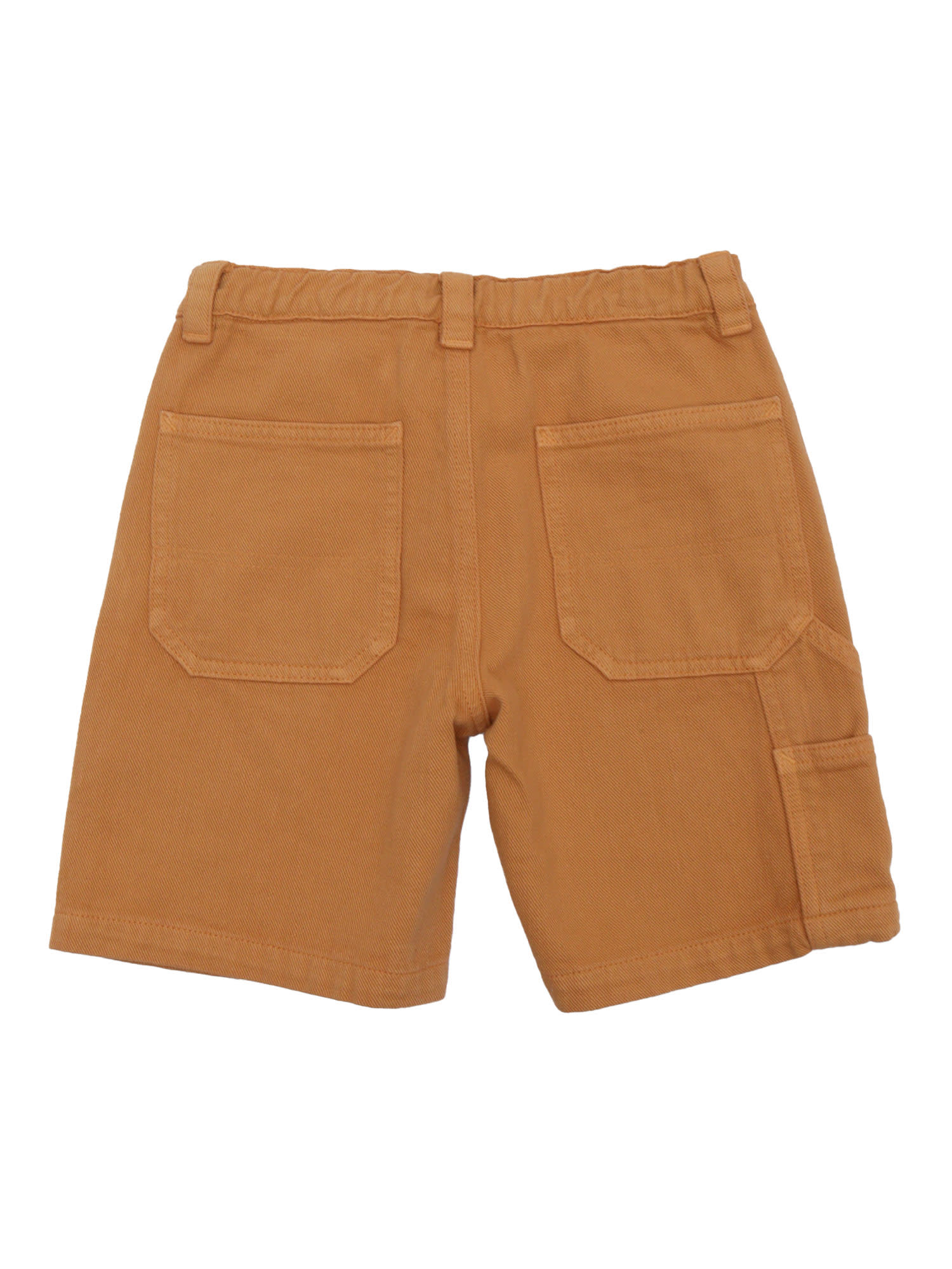 Il Gufo Belt Loop Shorts In Brown
