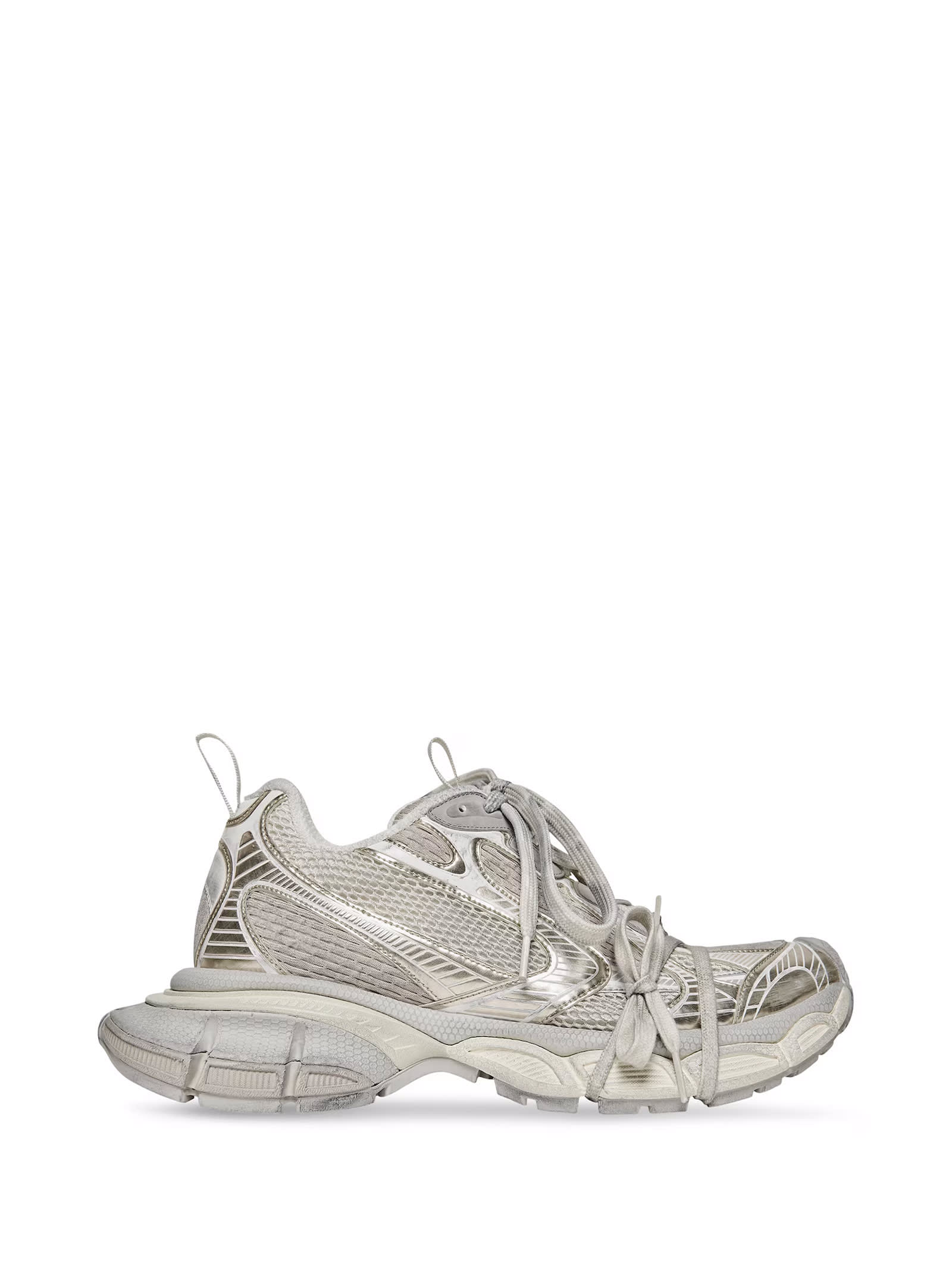 Balenciaga Eggshell Polyurethane Sneakers In White