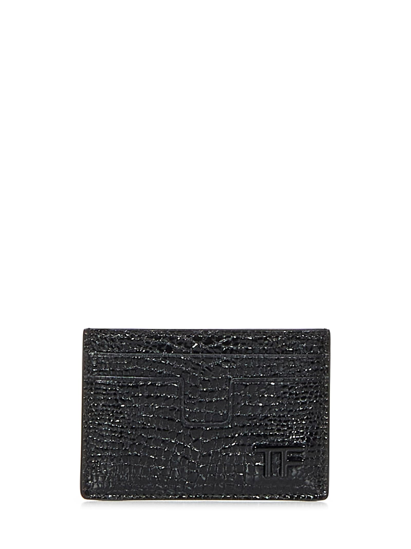 Shop Tom Ford Cardholder In Black