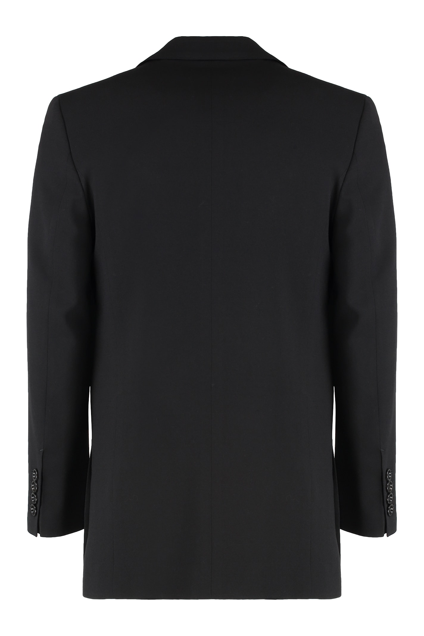Shop Ami Alexandre Mattiussi Single-breasted Two-button Blazer In Black