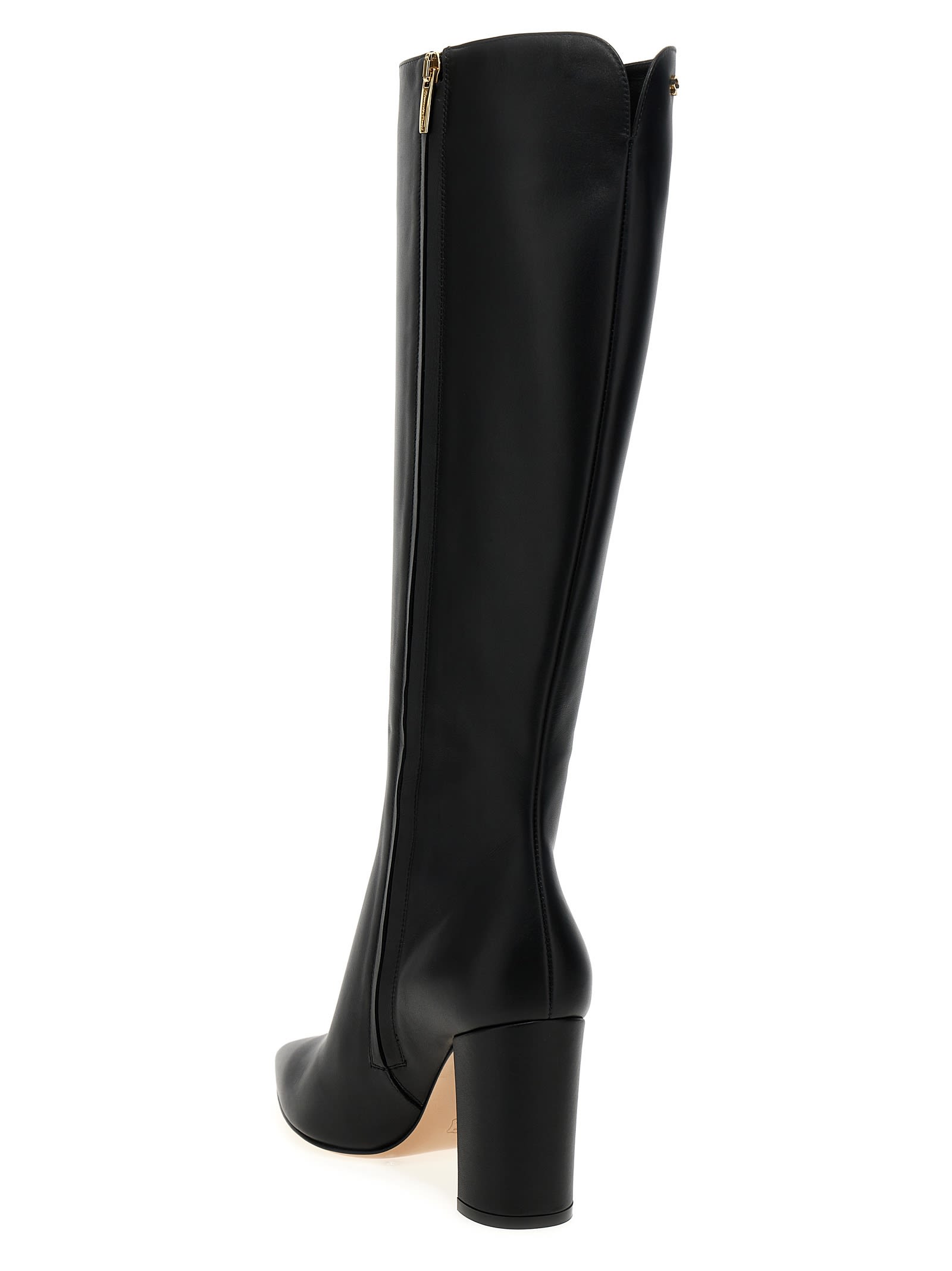 Shop Gianvito Rossi Lyell Boots In Glove Black