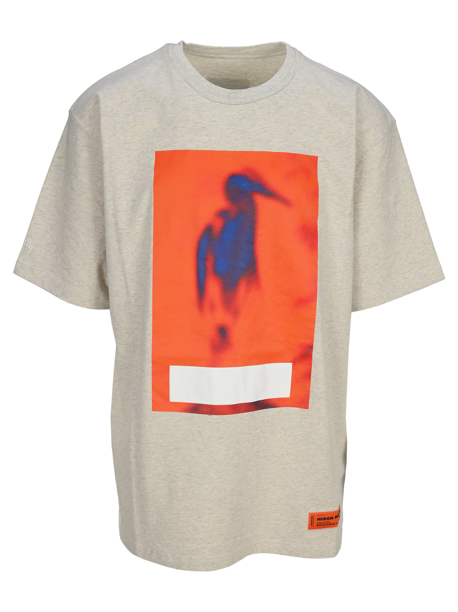 Heron Preston Grey Cotton Censored Heron S/s T-shirt
