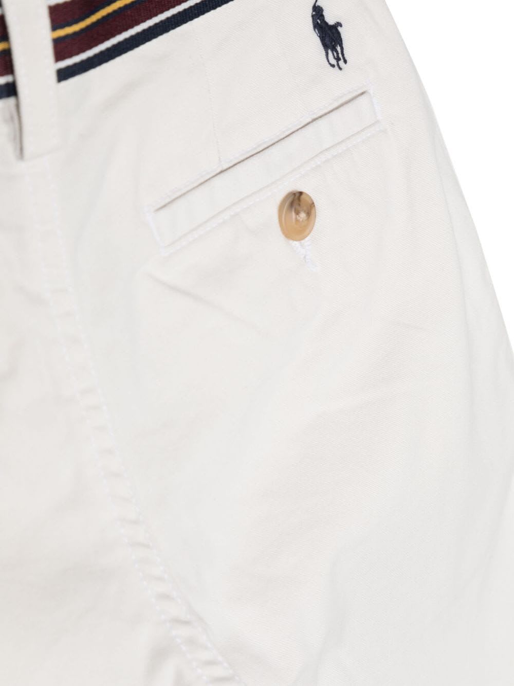Shop Polo Ralph Lauren Bedford Shrt Shorts Flat Front In Deckwash White