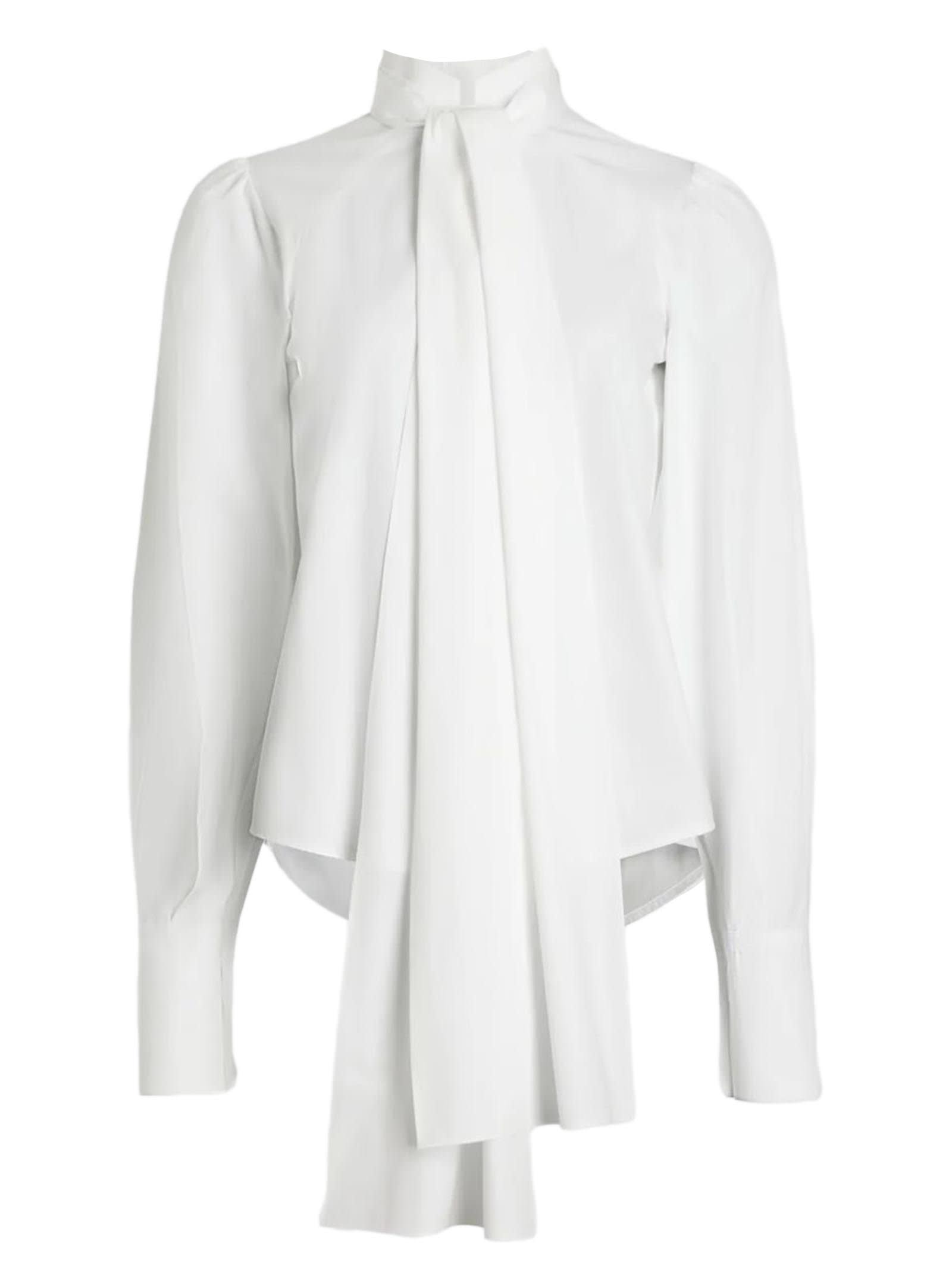 Shop Patou White Organic Cotton Blouse