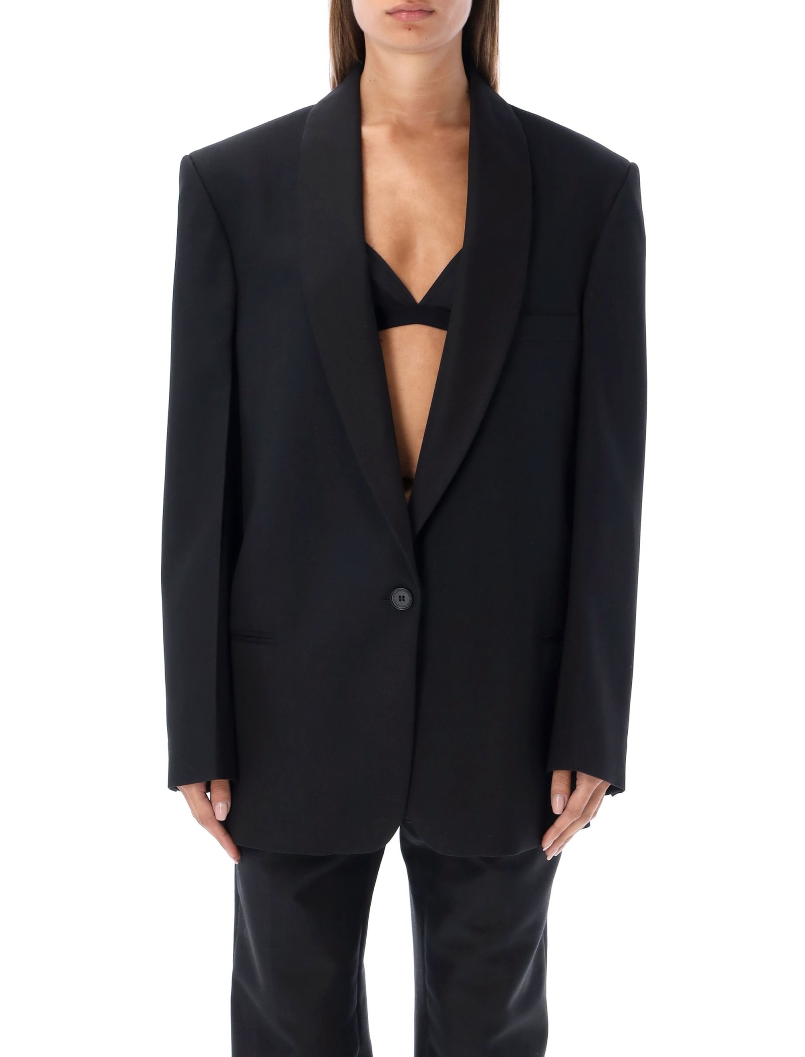 Stella McCartney Shawl Collar Oversize Blazer