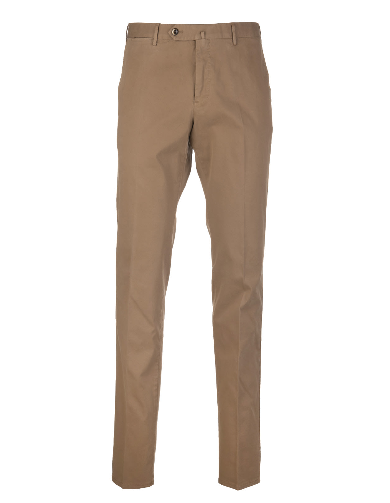 PT01 Man Camel Slim Fit Chino Trousers