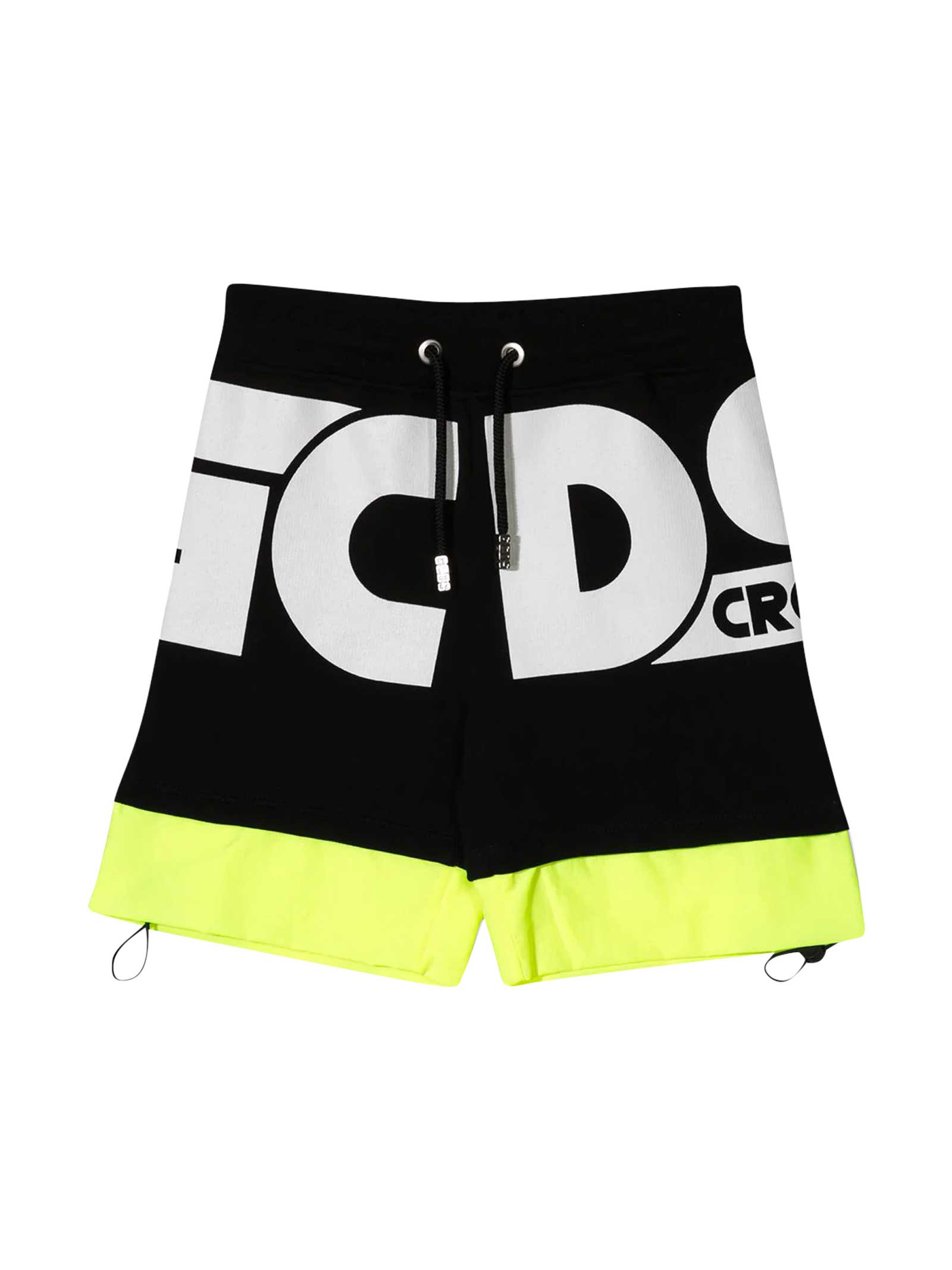 GCDS Mini Black Sports Shorts