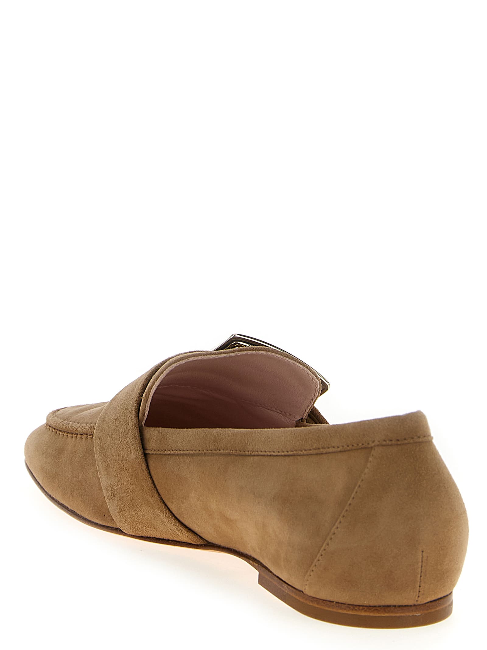 Roger Vivier Buckle Suede Finish Loafers